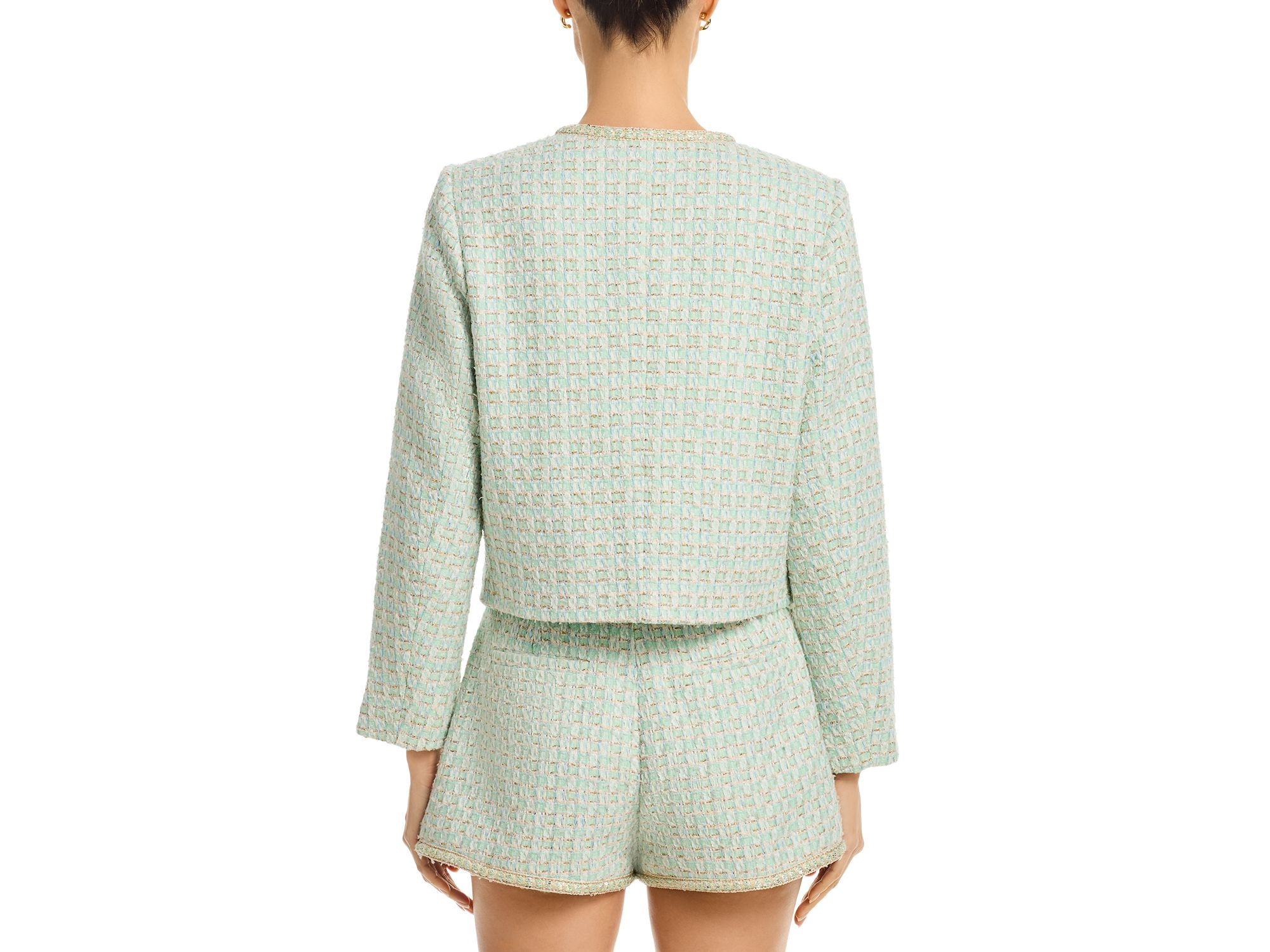 Tweed Braided Trim Jacket — Image 3