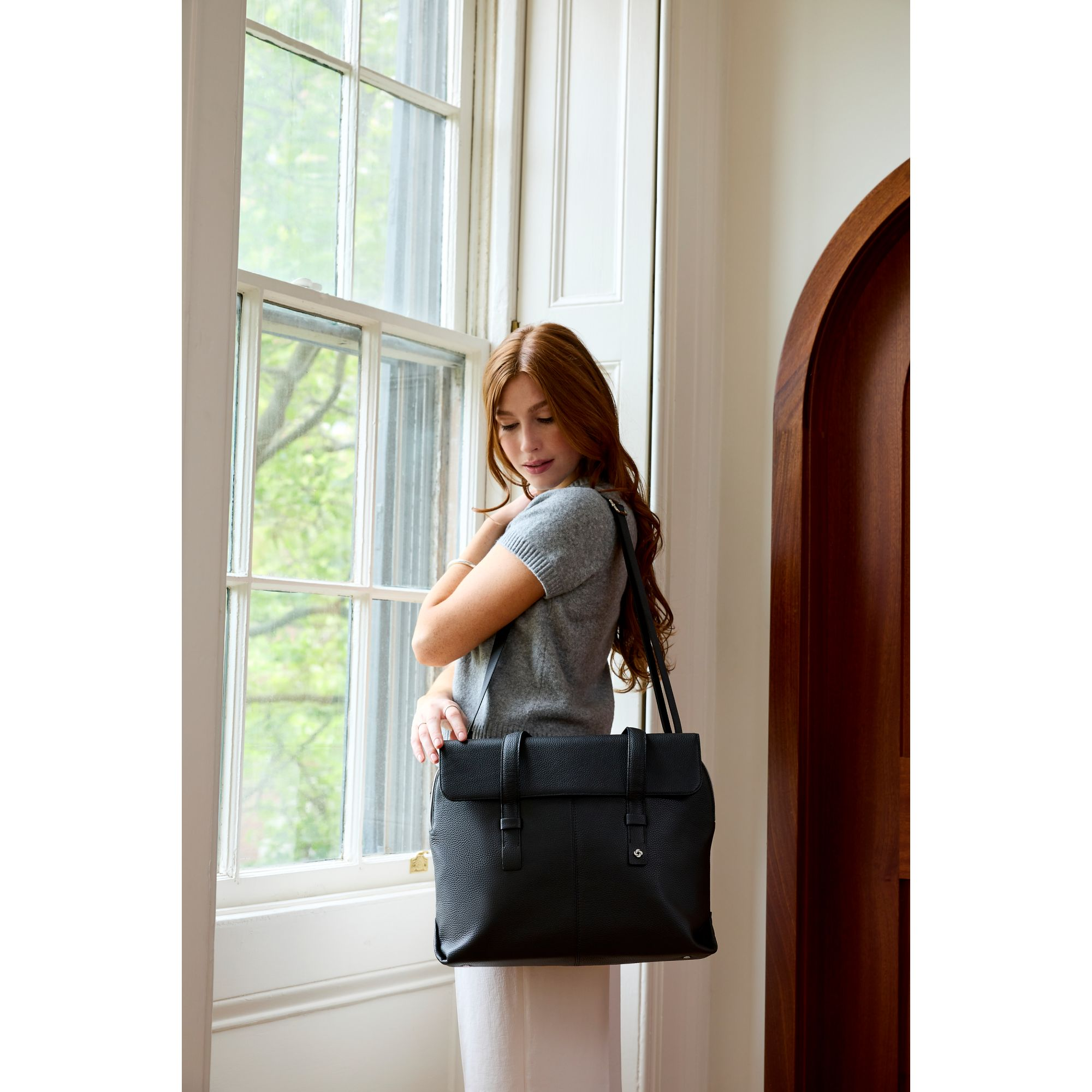 Mobile Solution 2 Leather Convertible Brief — Image 4