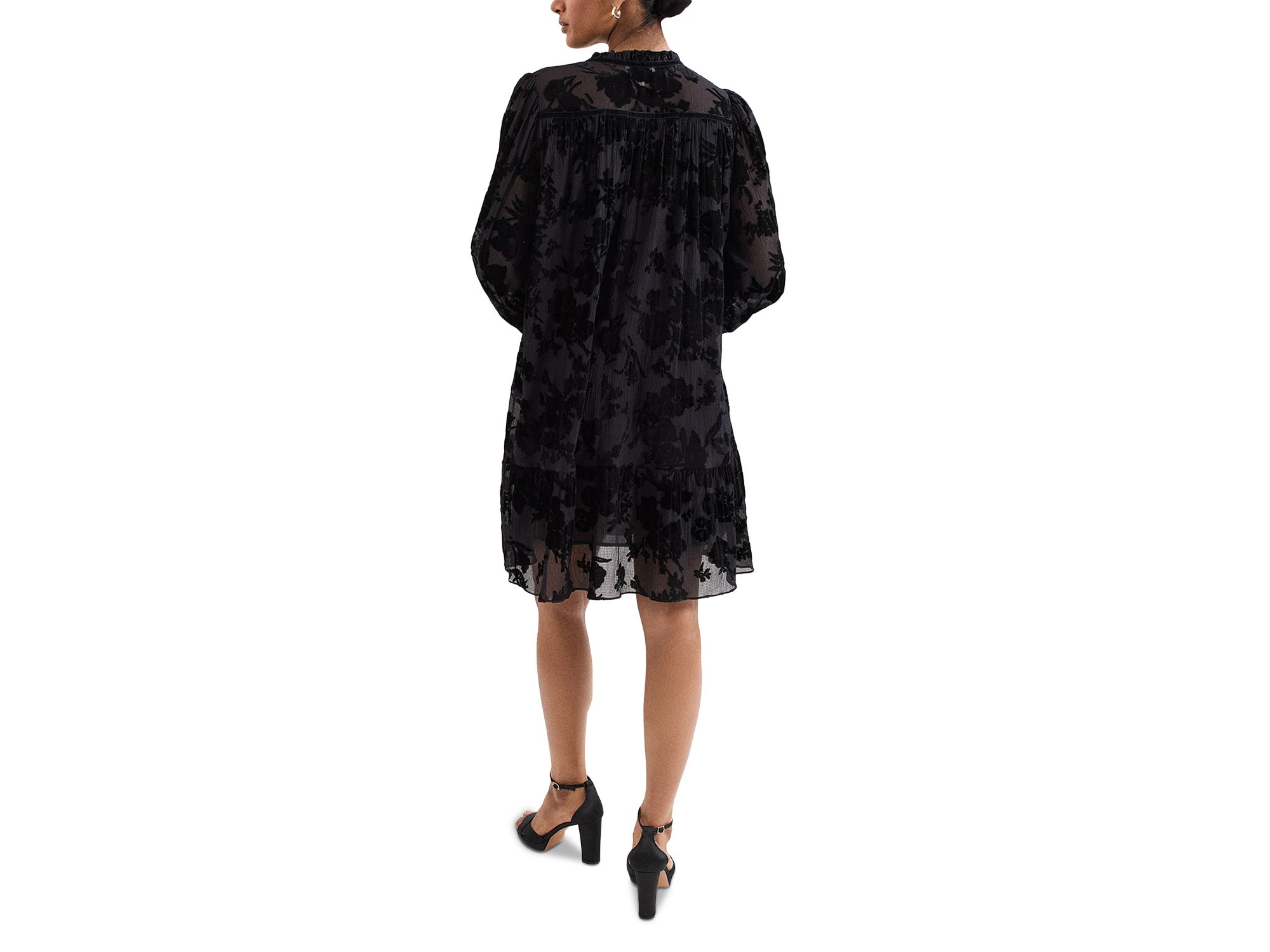 Mila Velvet Burnout Dress — Image 8
