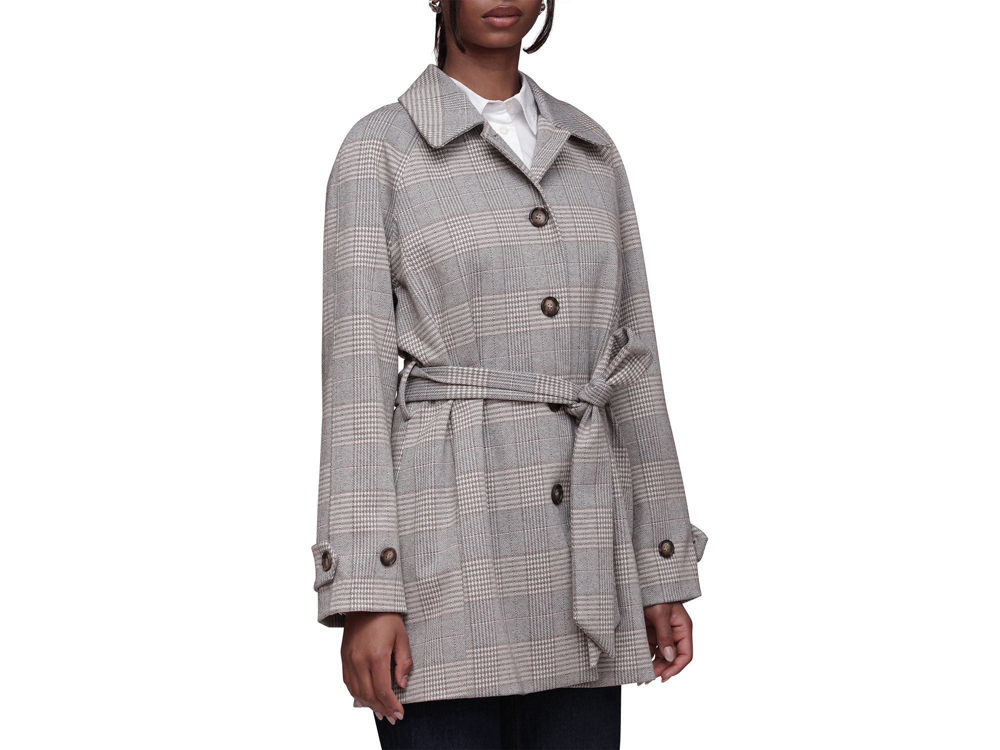 Knit Jacquard Topper Coat — Image 5