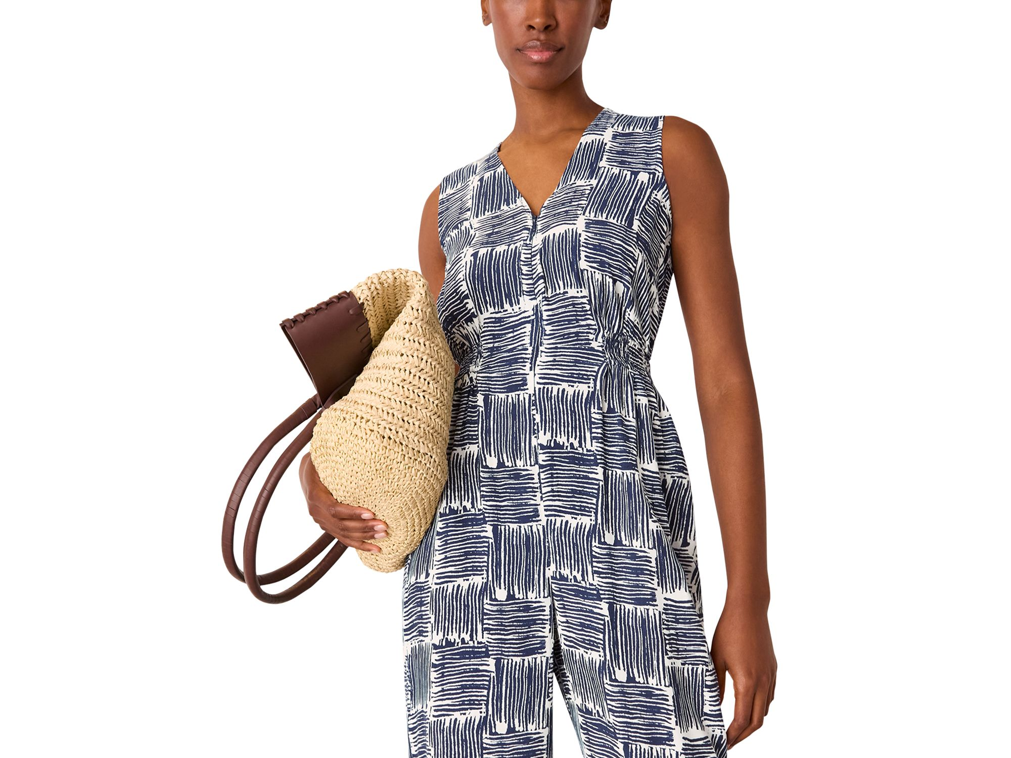 Hatched Squares Jumpsuit — Image 4