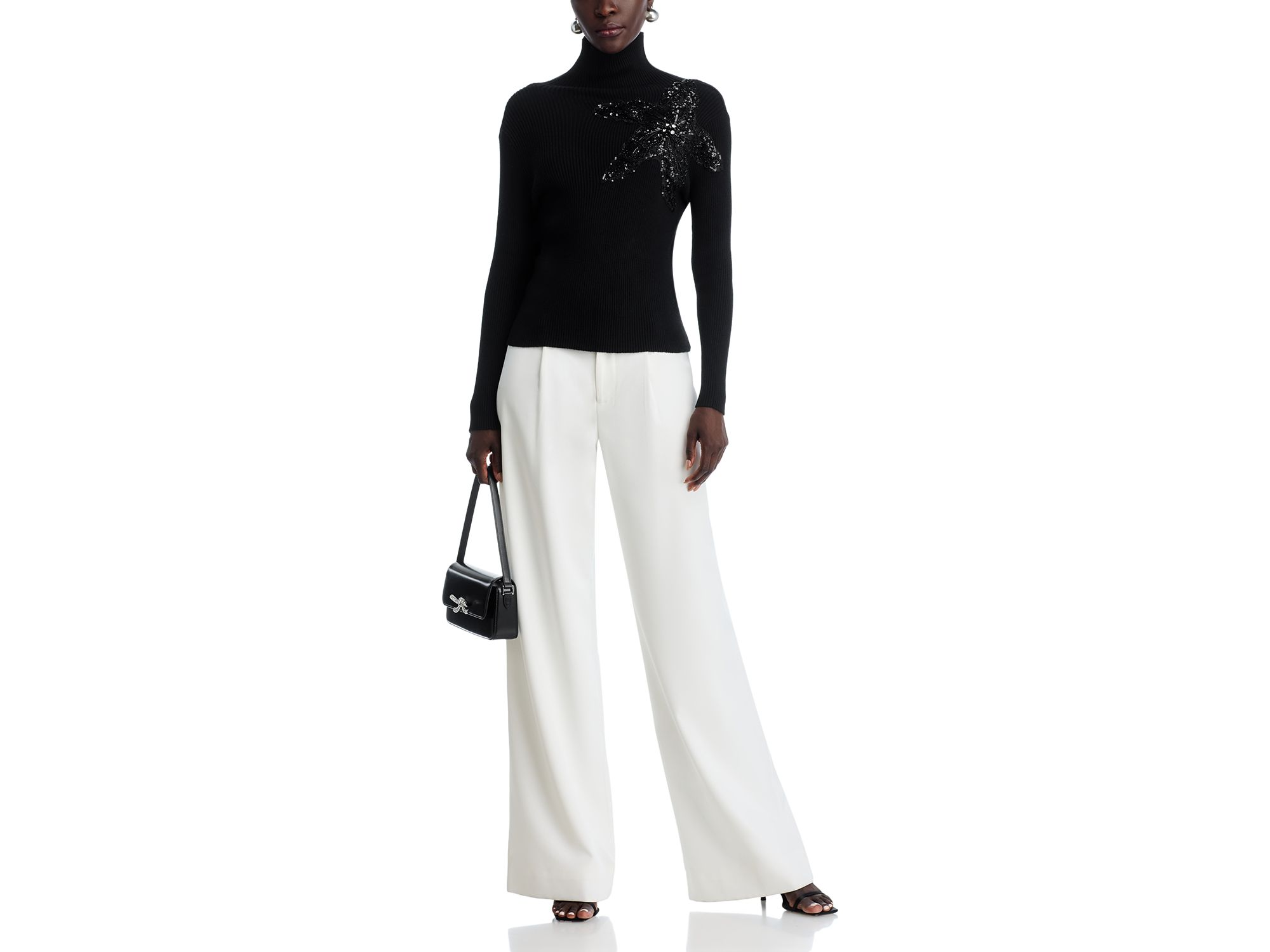 Beaded Flower Sweater — Image 4