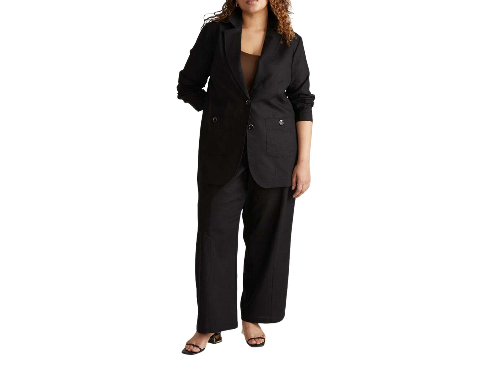 Women's Plus Coastal Linen Pants — Image 3