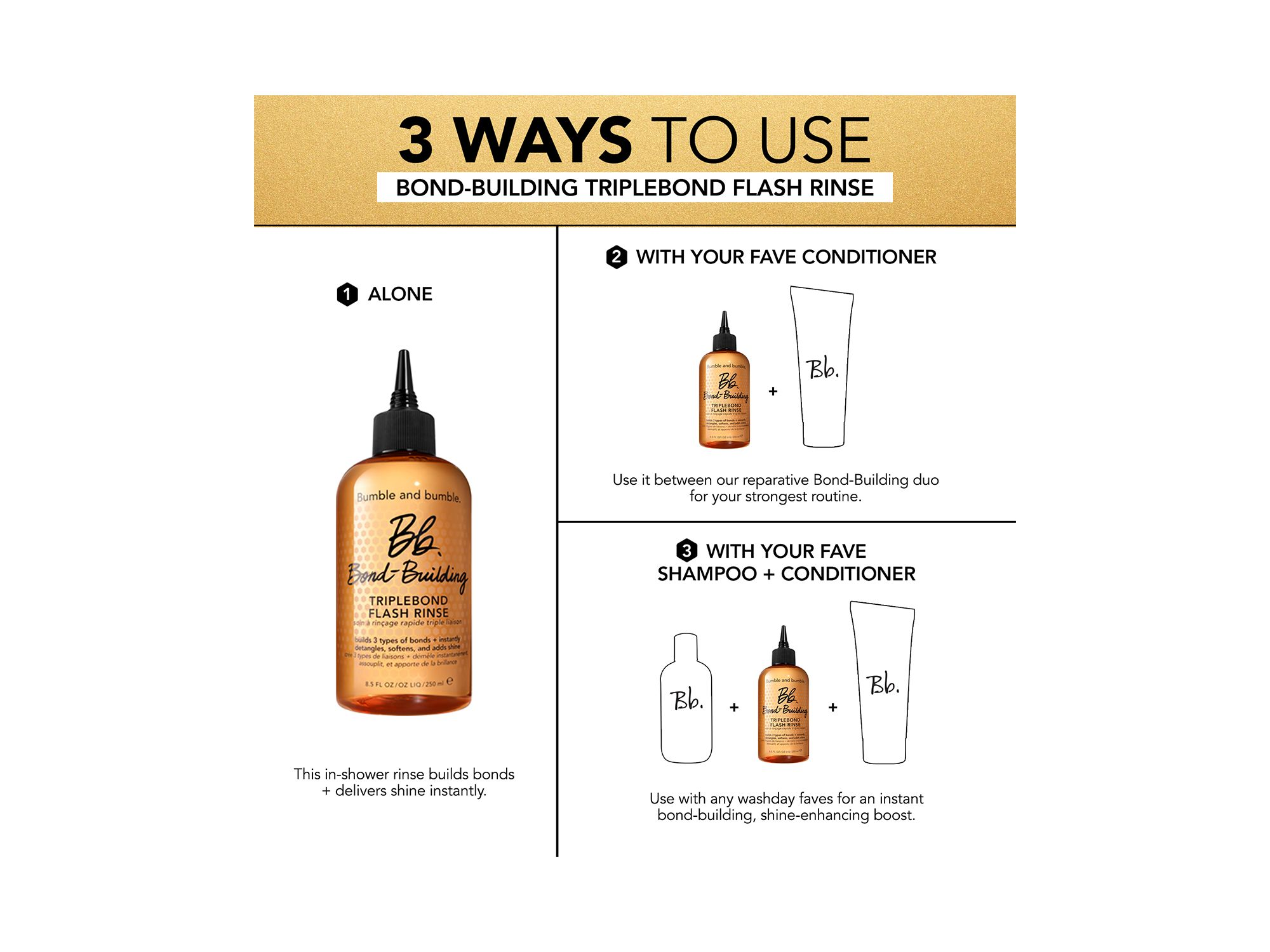 Bond-Building TripleBond Flash Rinse for Damaged Hair — Image 10