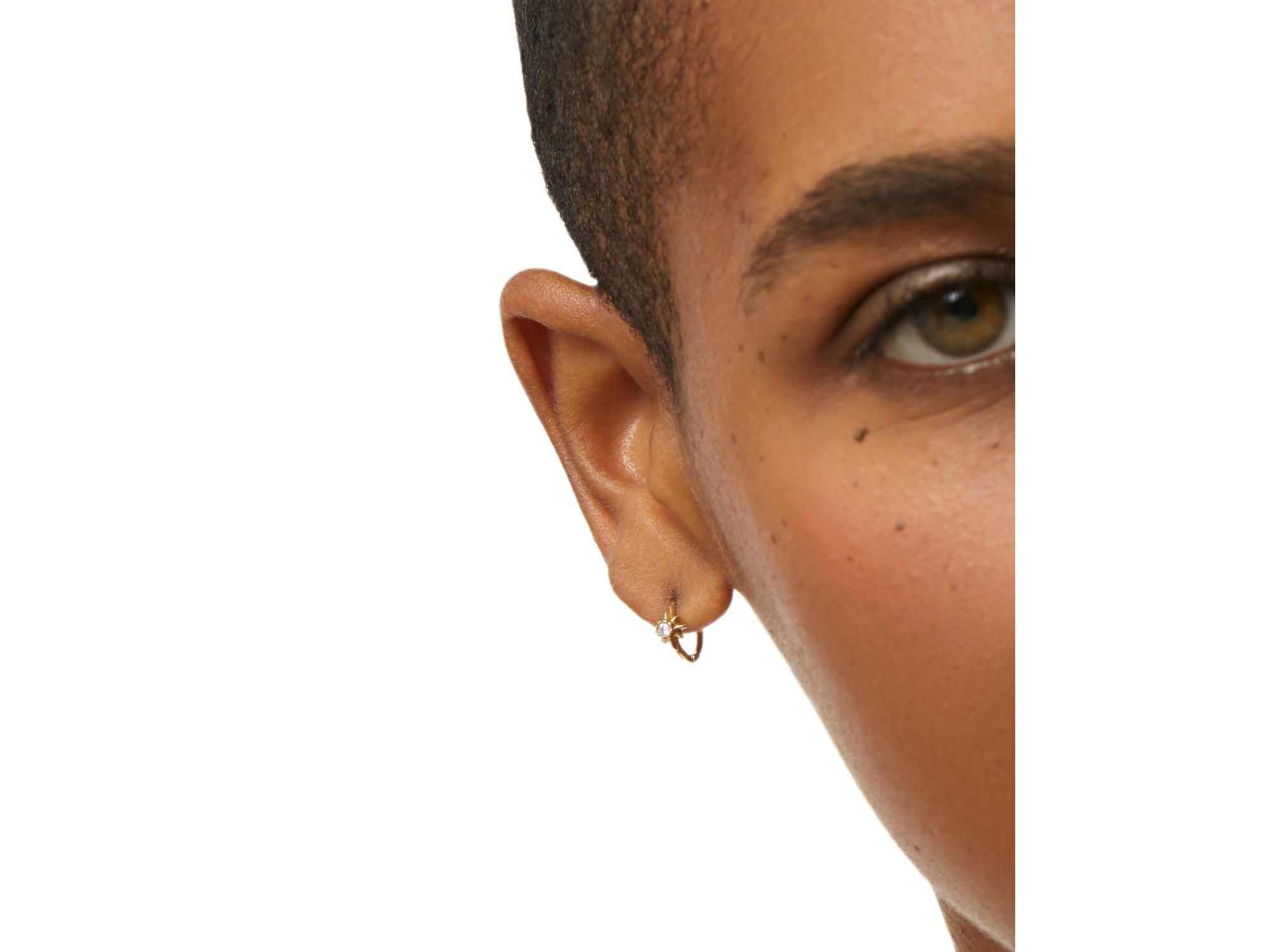Elios Sun Huggie Hoops — Image 3