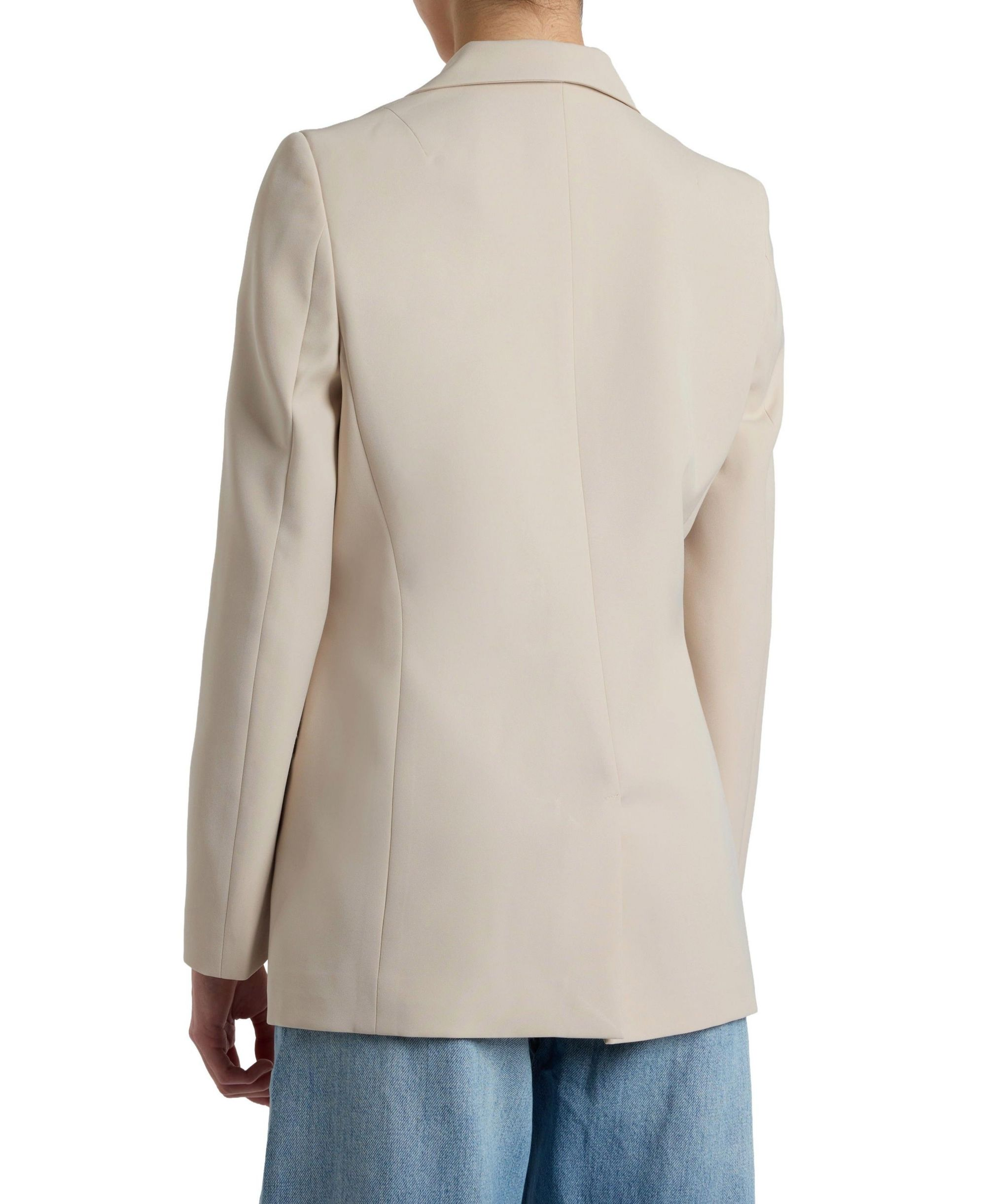 Rowan Double Breasted Blazer in Soft Stretch Crepe — Image 4
