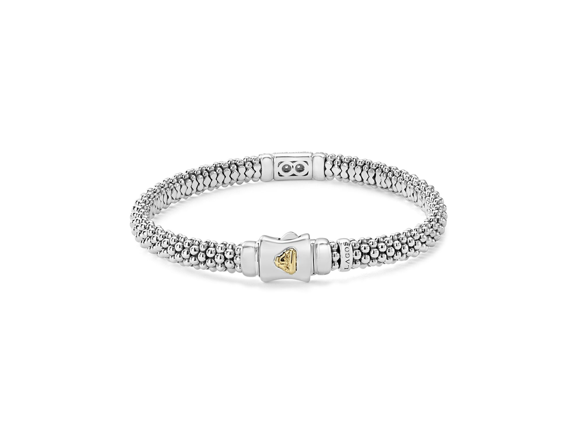 18K Gold & Sterling Silver Diamond Lux Bracelet — Image 5