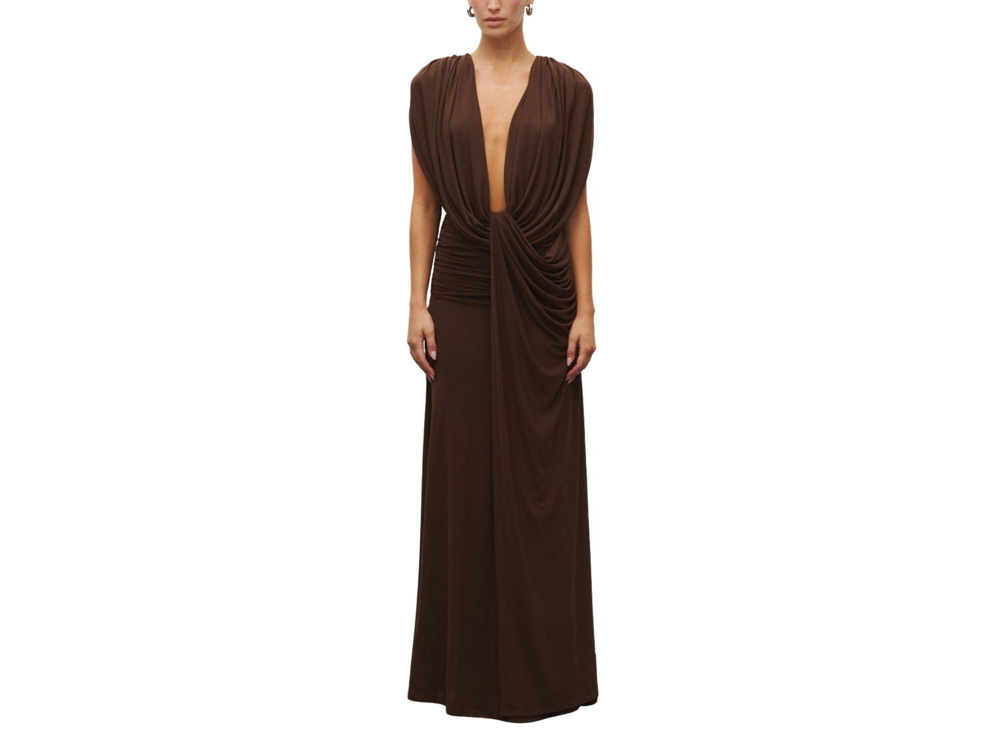 The Plunge Drape Gown - Image 1