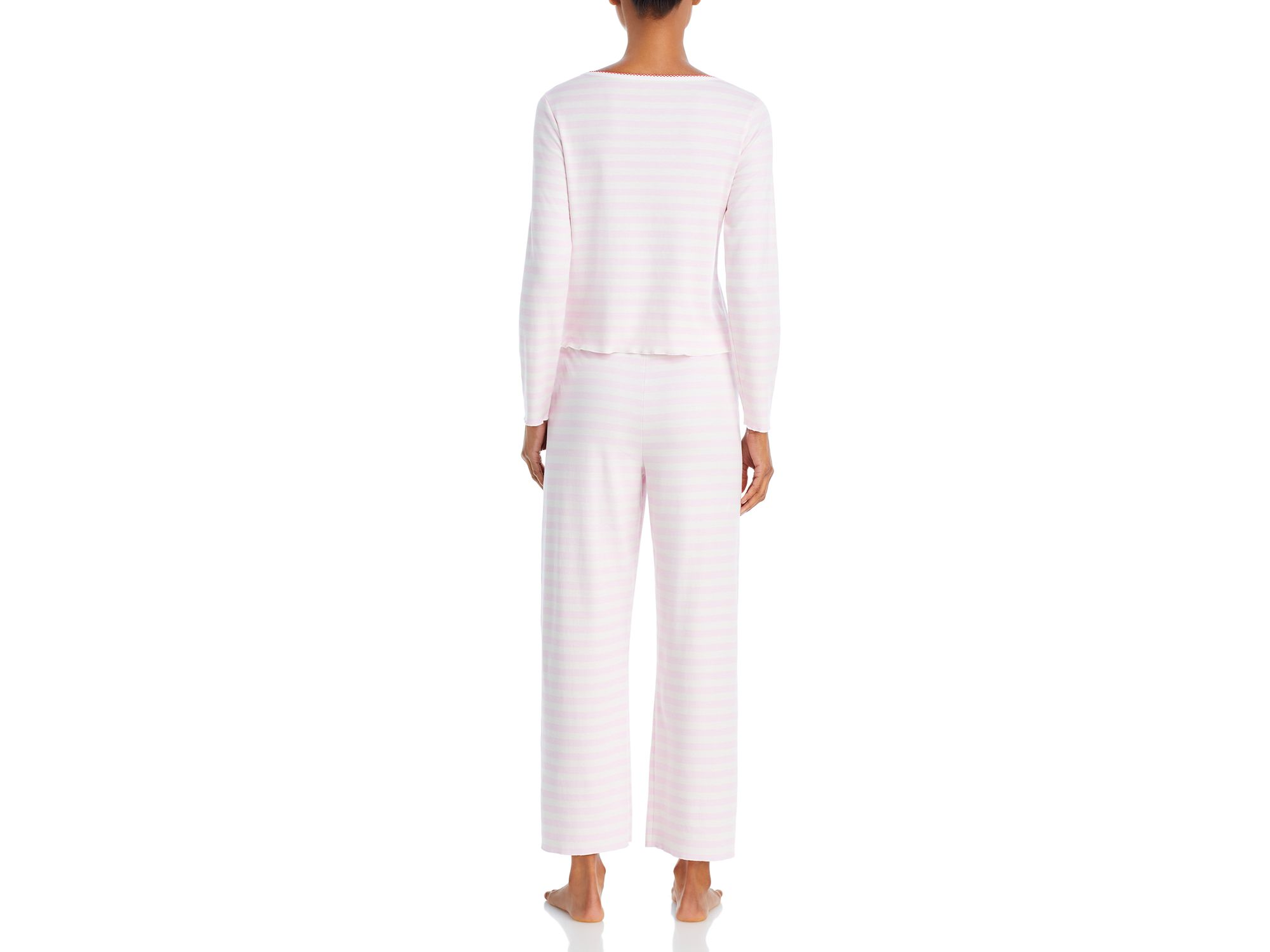 Ellie Striped Cotton Holiday Pajama Set — Image 4