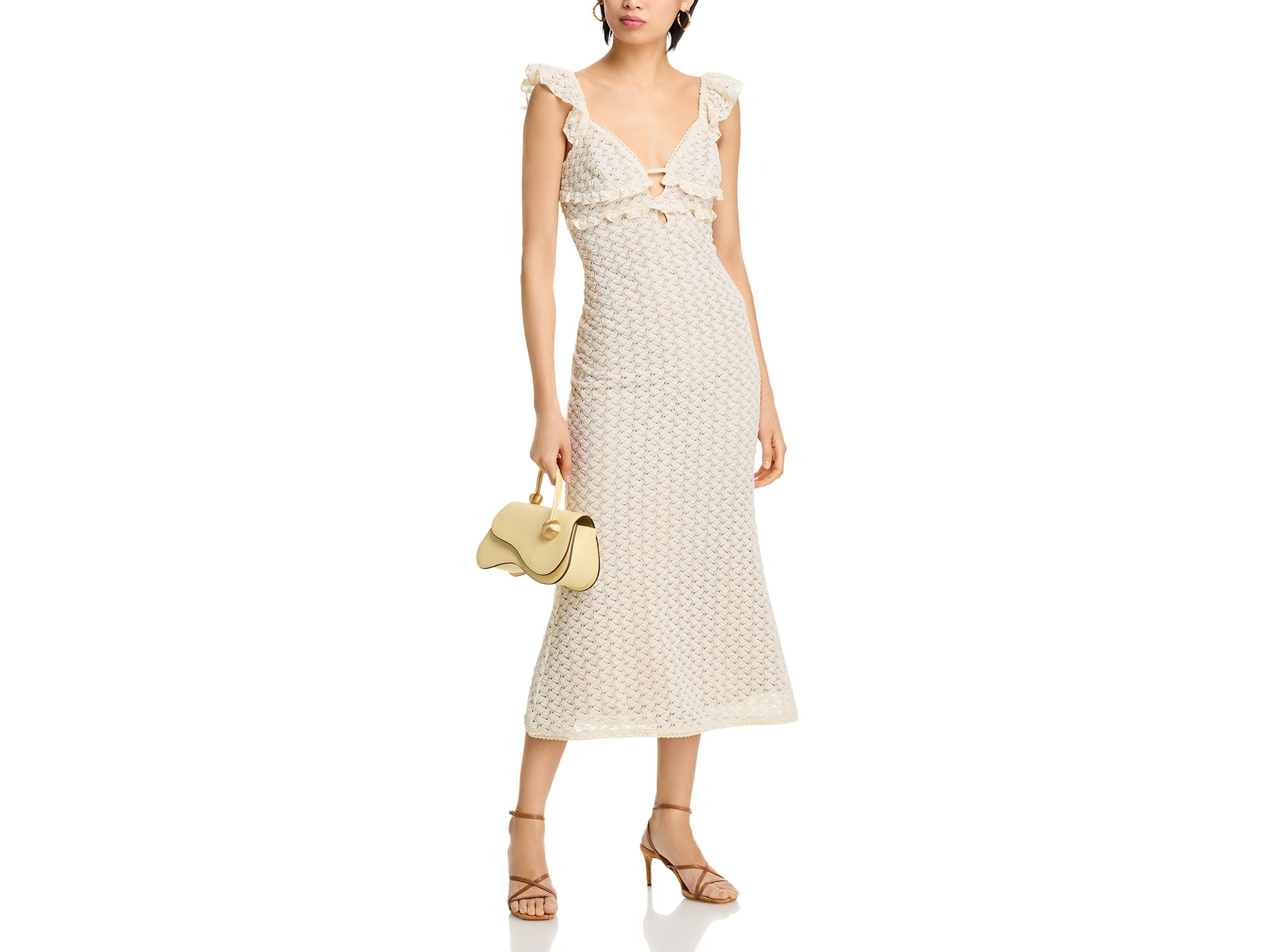 Crocheted Midi Dress — Image 3