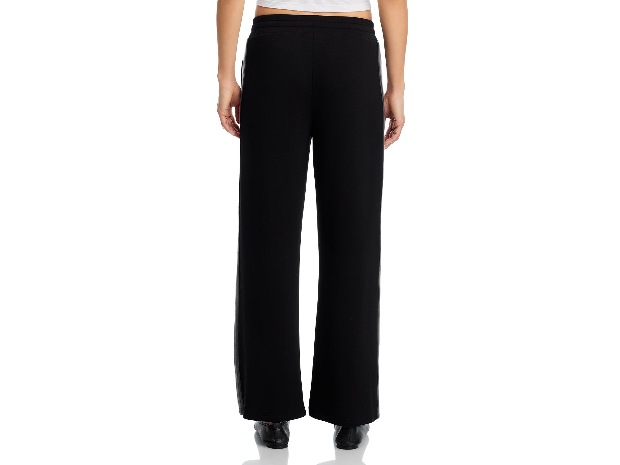 Striped Cloud Fleece Zip Up Hoodie & Striped Cloud Fleece Wide Leg Pants — Image 8