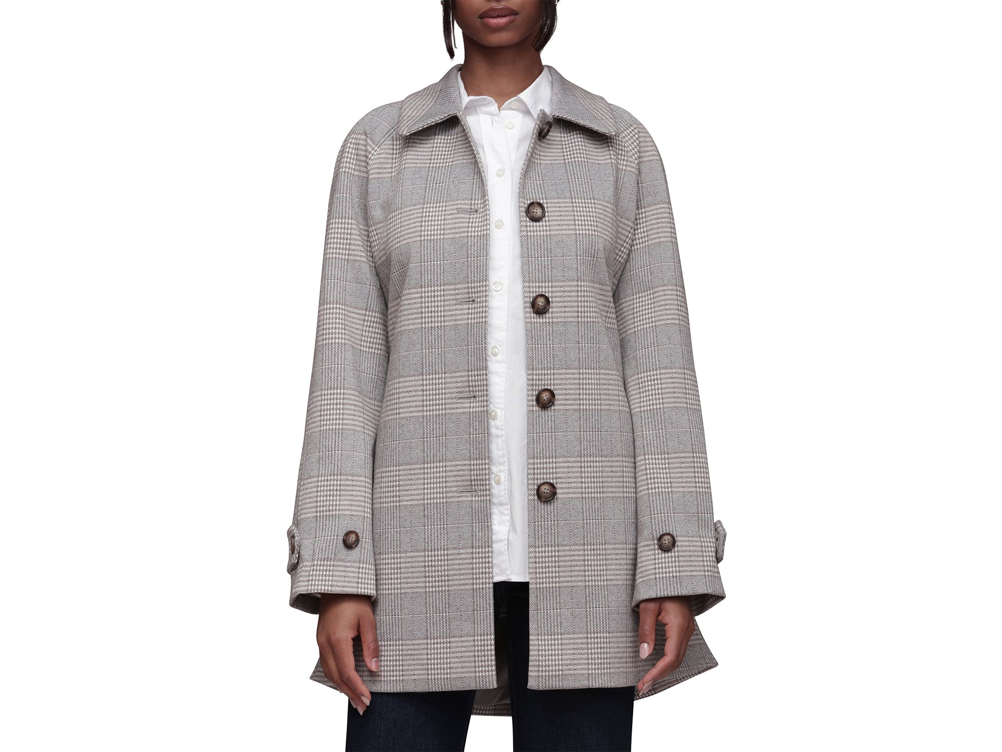 Knit Jacquard Topper Coat — Image 4
