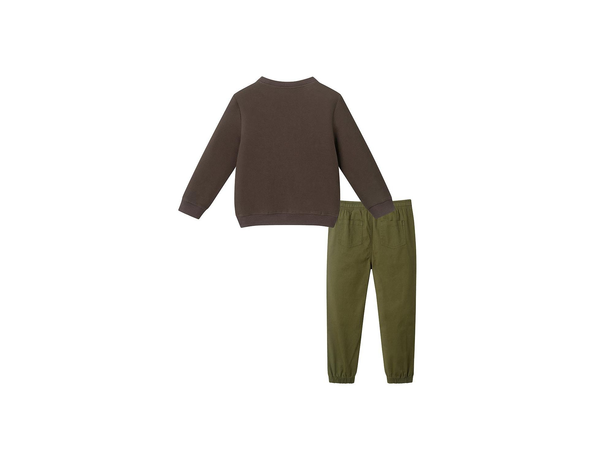 Boys' Truck AppliquÃ© Sweater & Twill Jogger Set - Little Kid, Big Kid — Image 7