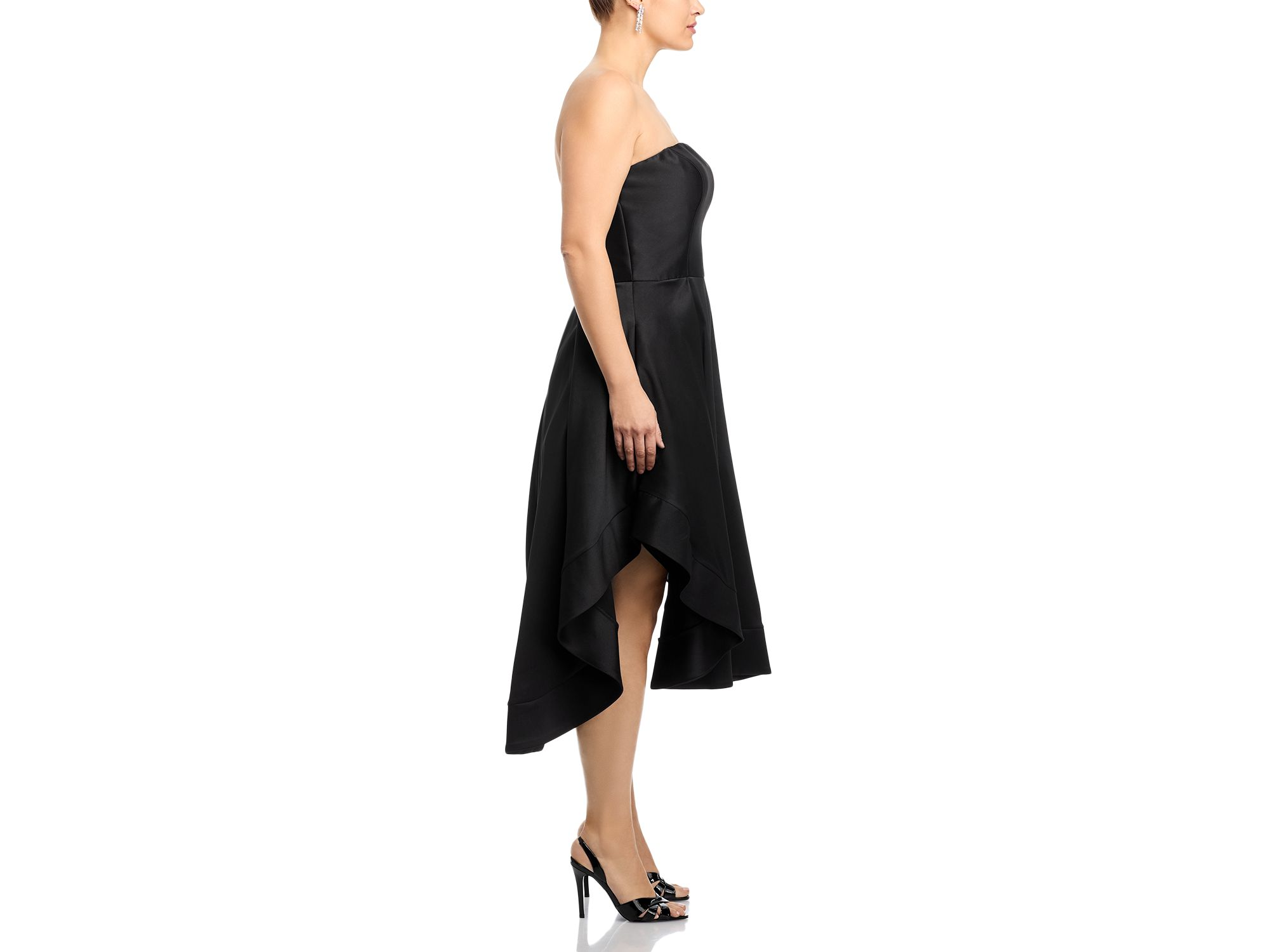 Mikado Strapless Midi Gown - Exclusive — Image 12