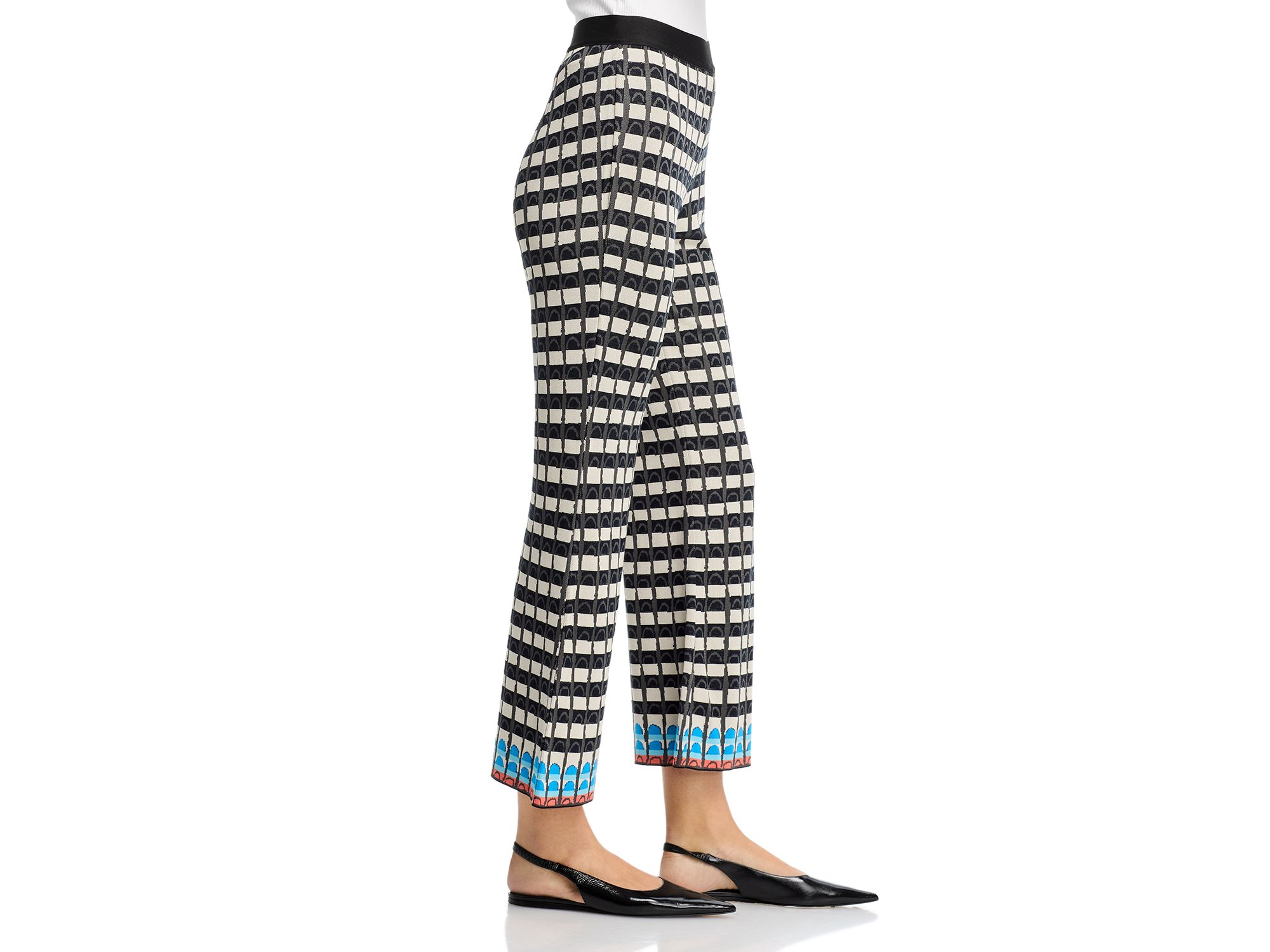 Plaid Knit Pants — Image 7