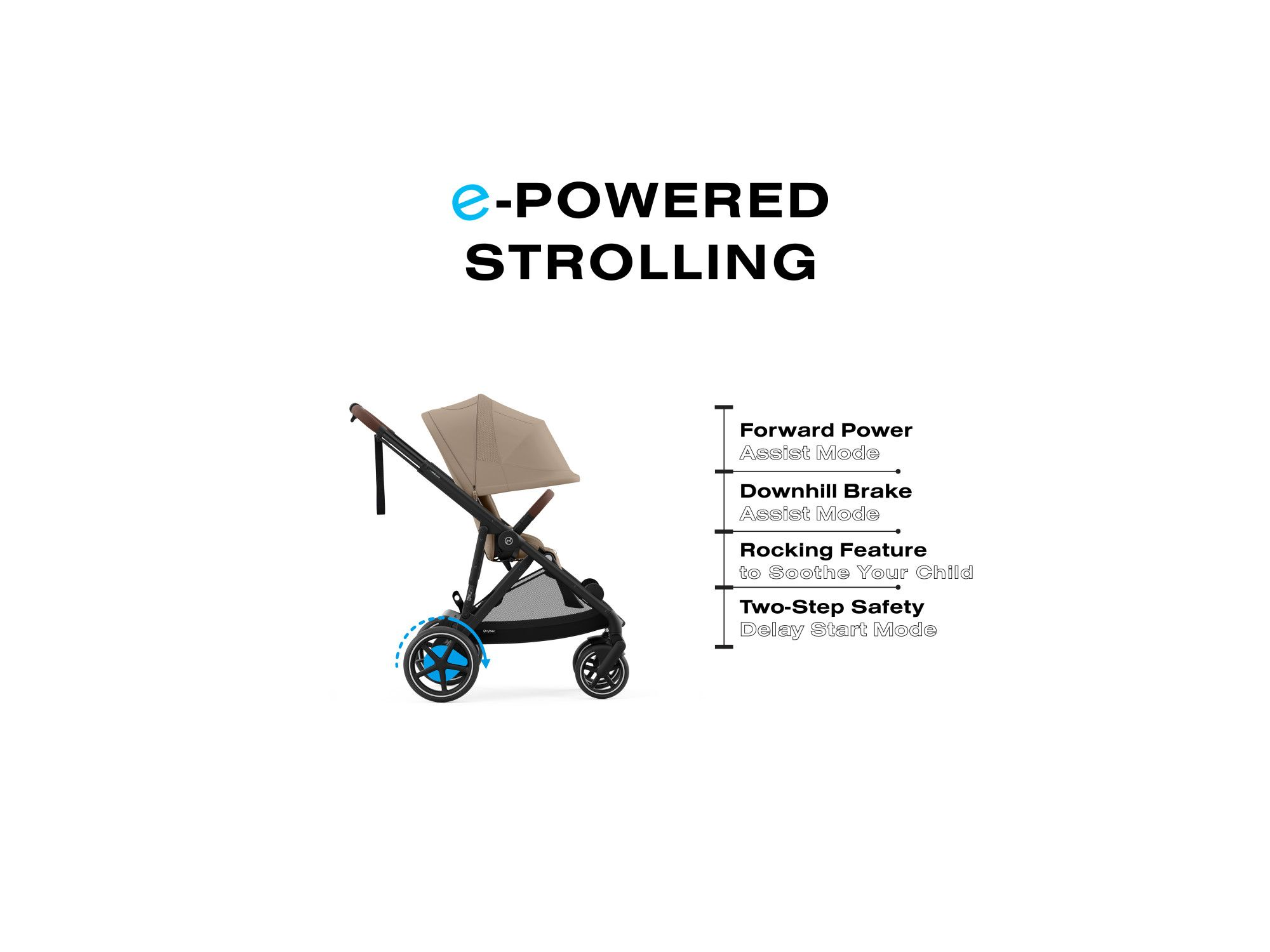 eGazelle S Electronic Stroller + Cot — Image 13