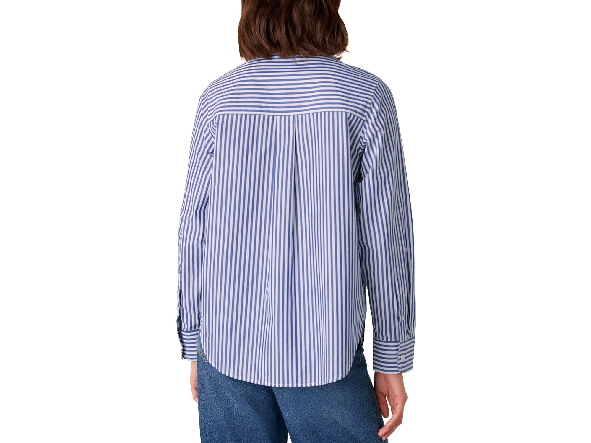 Petite Relaxed Fit Stripe Shirt — Image 4