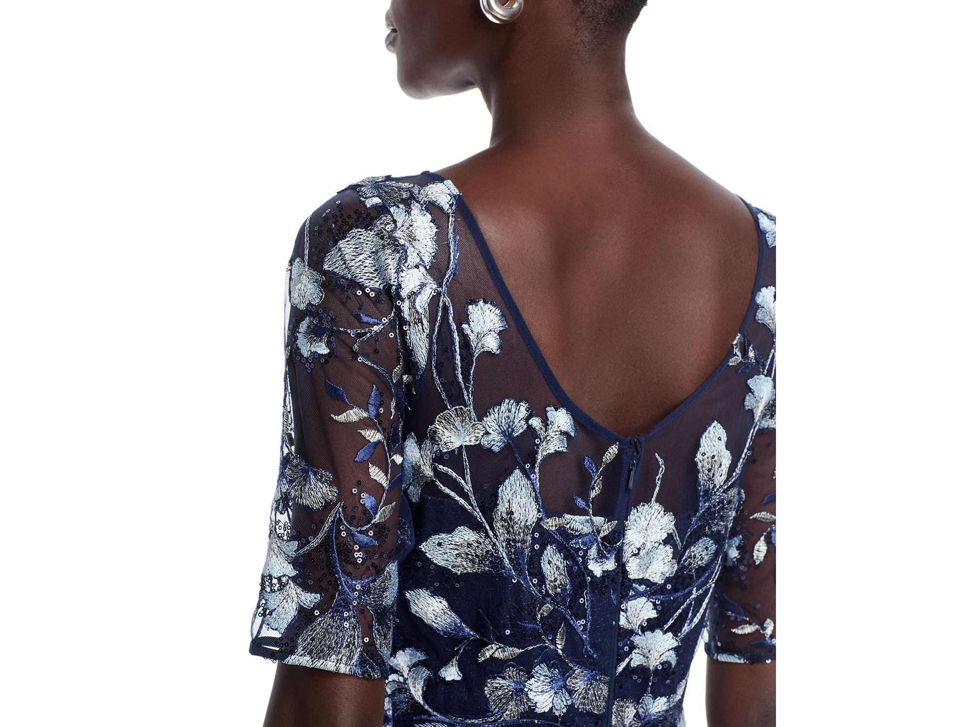 Floral Embroidered Gown — Image 3
