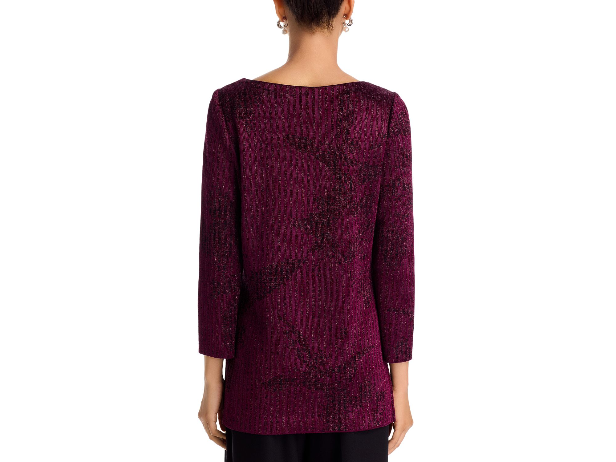 Metallic Patterned Tunic — Image 3