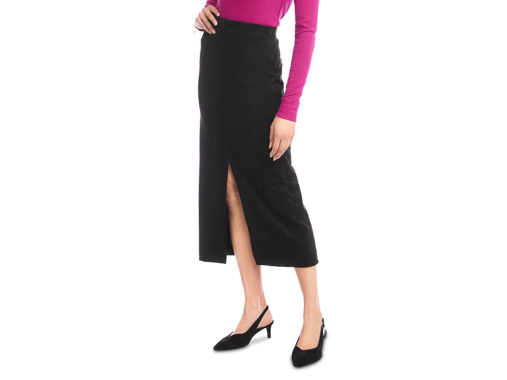 Faux Suede Chelsea Skirt — Image 4