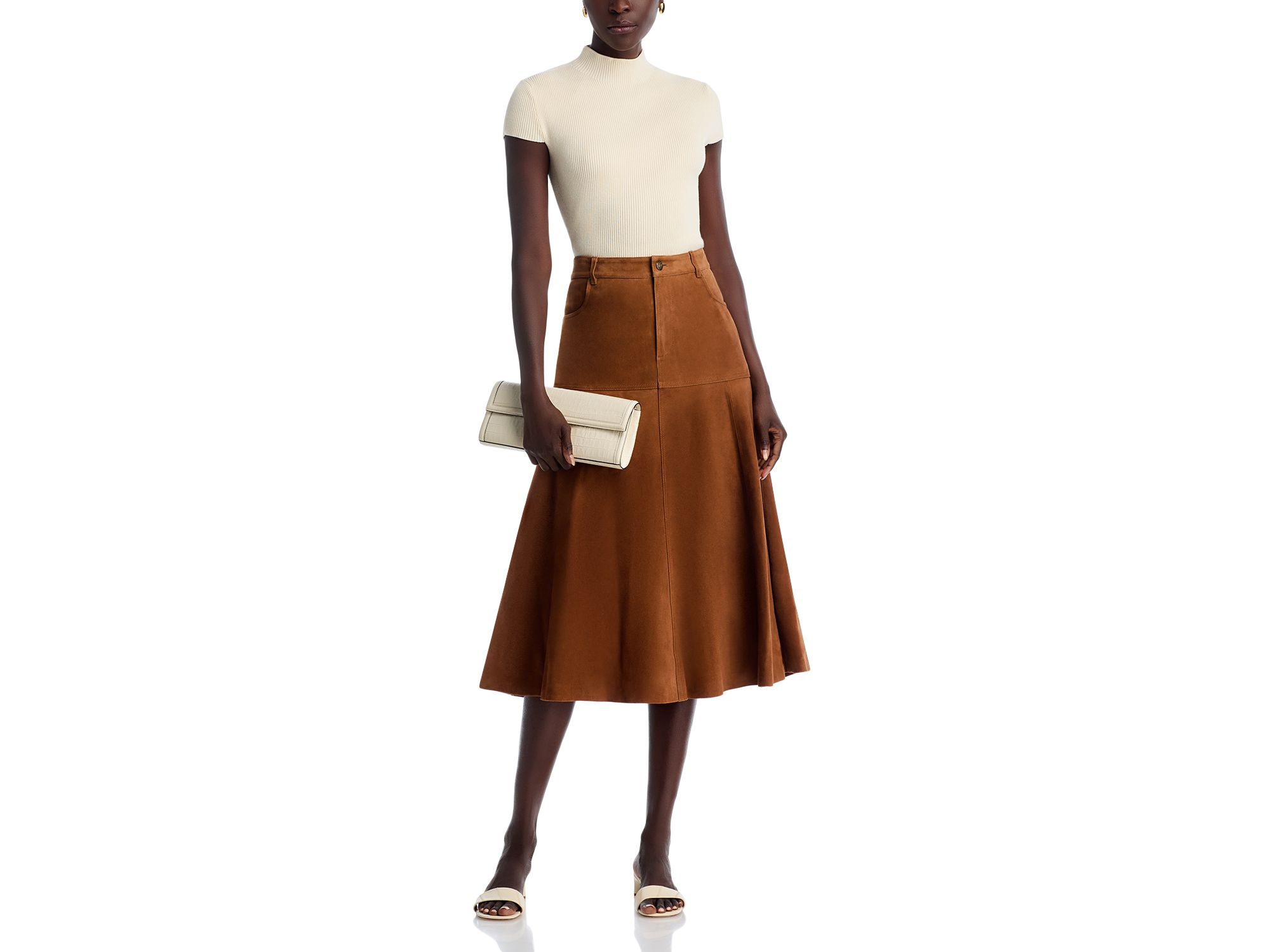 Matty Suede Skirt — Image 4