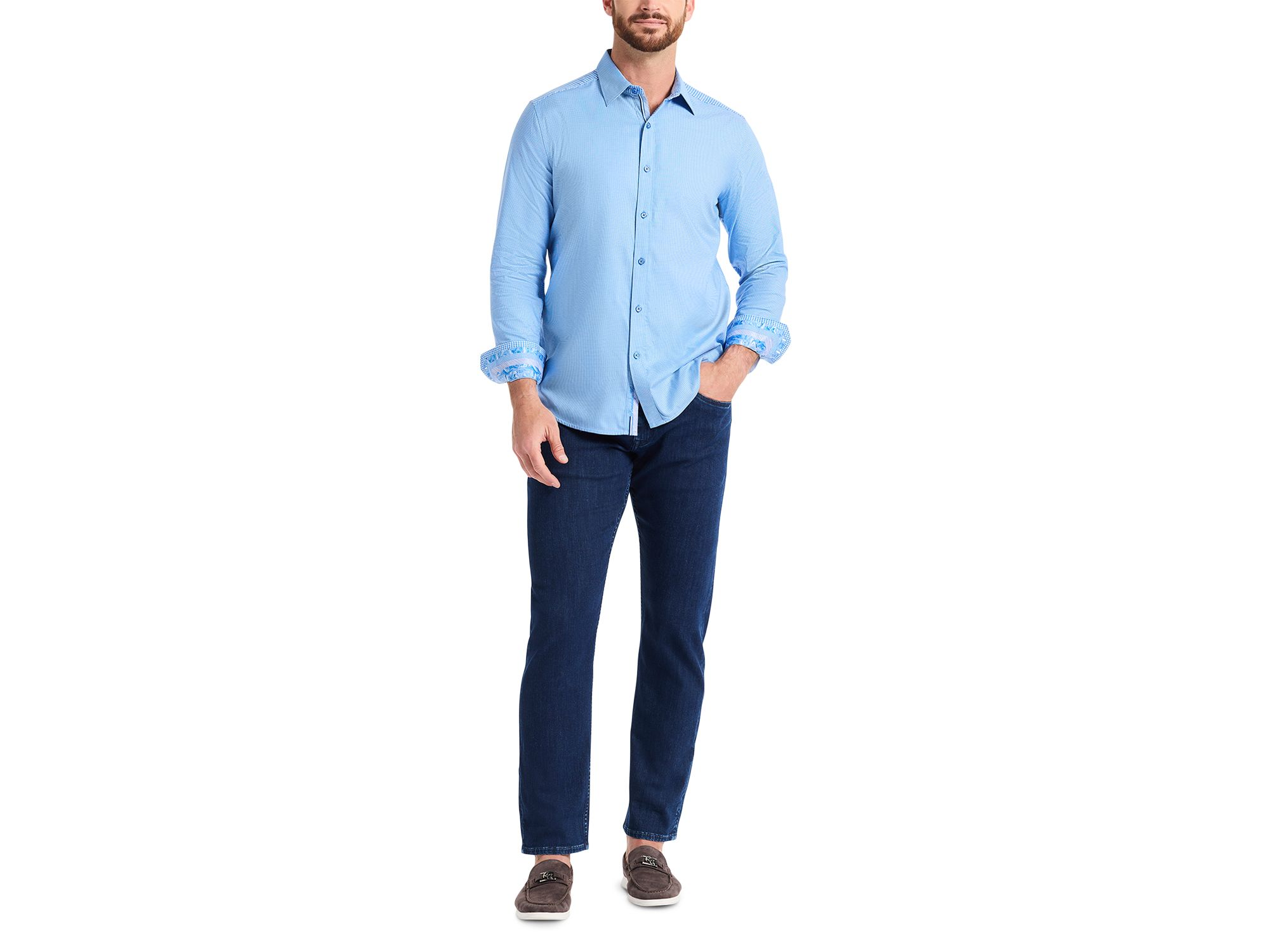 Kenmare Long Sleeve Woven Shirt — Image 8