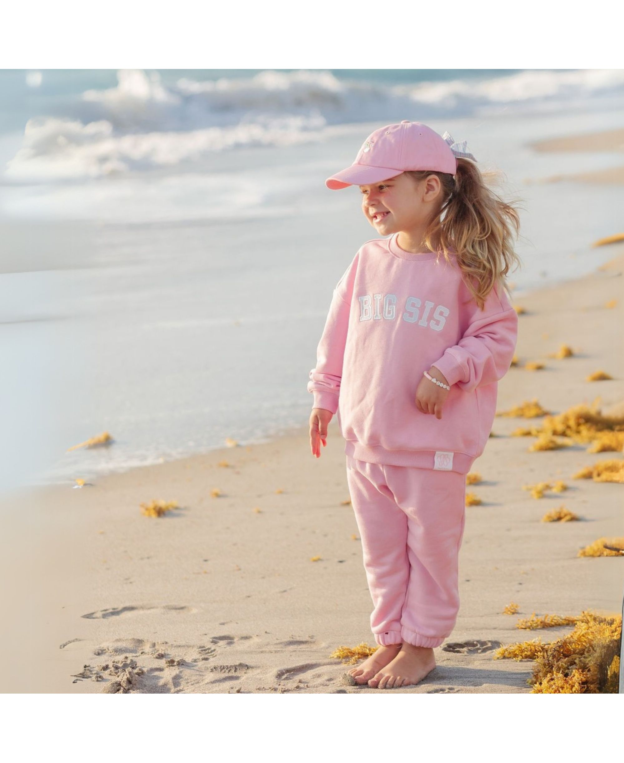 Girls' Big Sis Crewneck Sweatshirt - Baby, Little Kid, Big Kid — Image 3