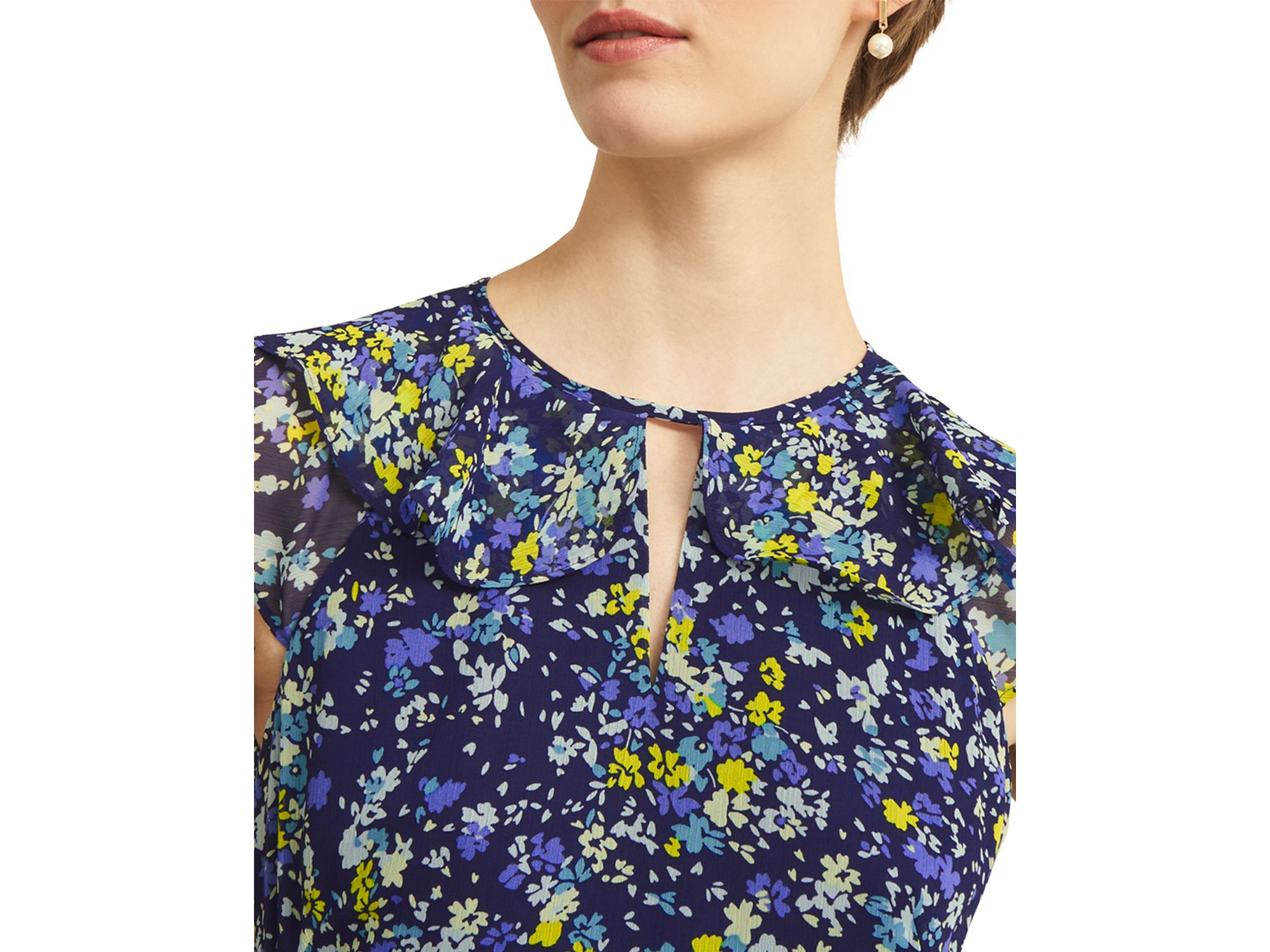 Dawn Ditsy Floral Print Dress — Image 3