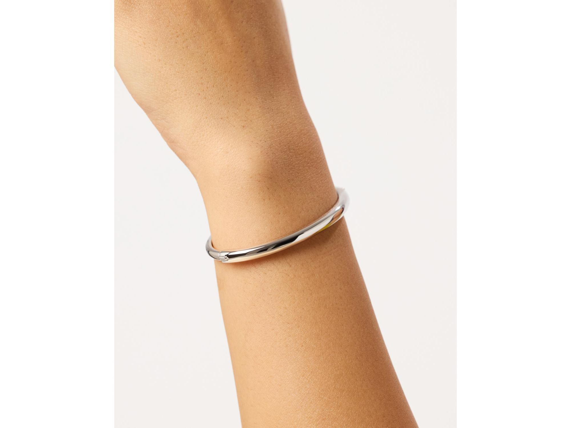 Brynley Brass Silver Bracelet — Image 4