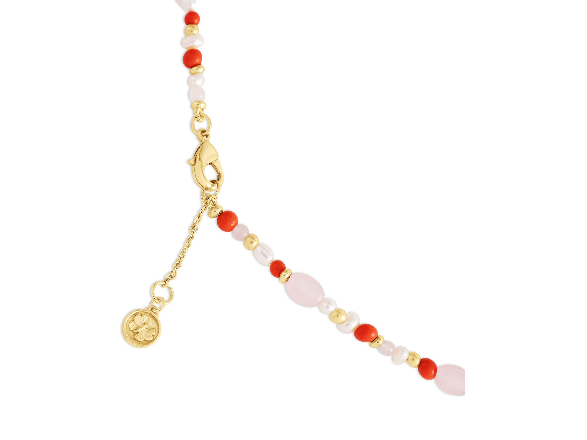 Milos Beaded Collar Necklace, 16.5"-17.5" — Image 3