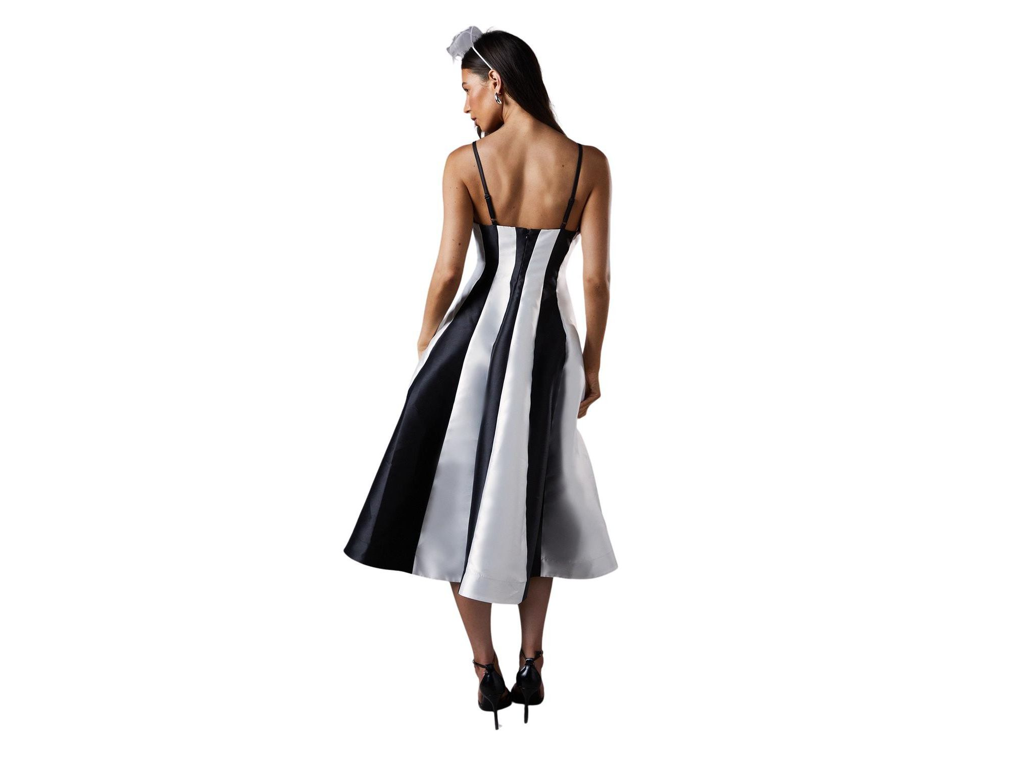 Contrast Panel Midi Dress — Image 3