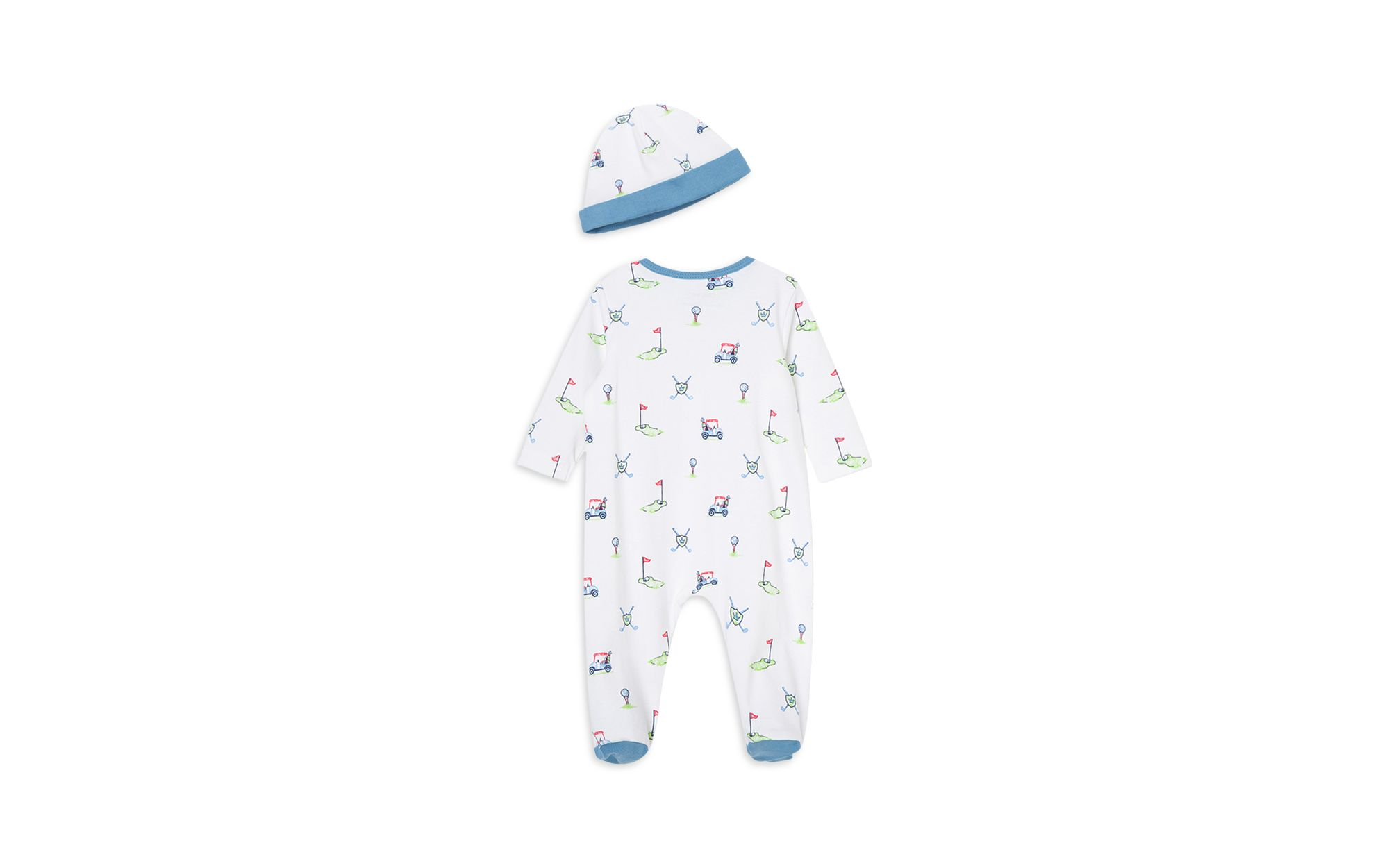 Boys' Cotton Golf Footie & Hat Set - Baby — Image 3