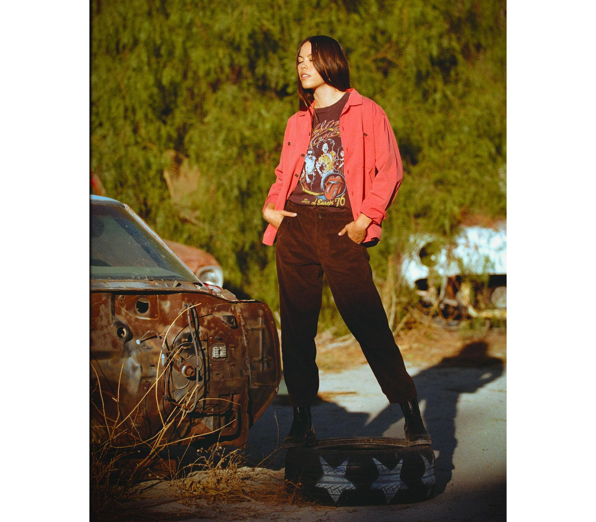Unisex The Rolling Stones  Europe 76 Vintage Tee — Image 3