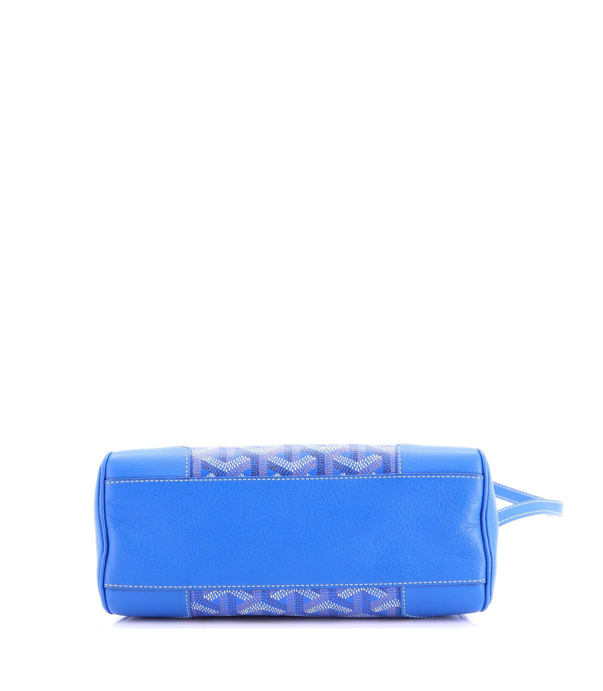 Mini Saigon Top Handle Bag Coated Canvas with Leather — Image 6
