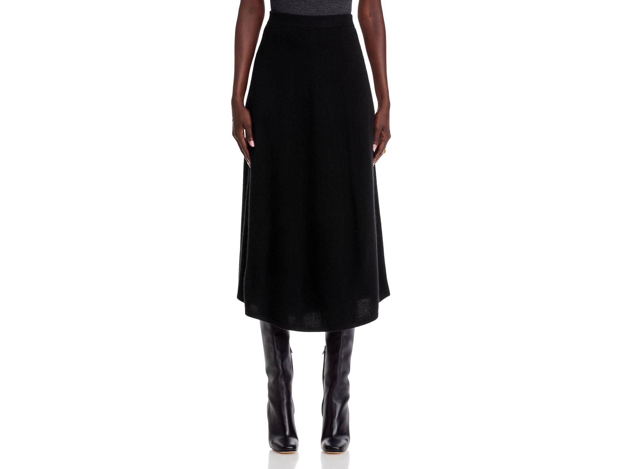 100% Cashmere Midi Skirt - Exclusive — Image 7