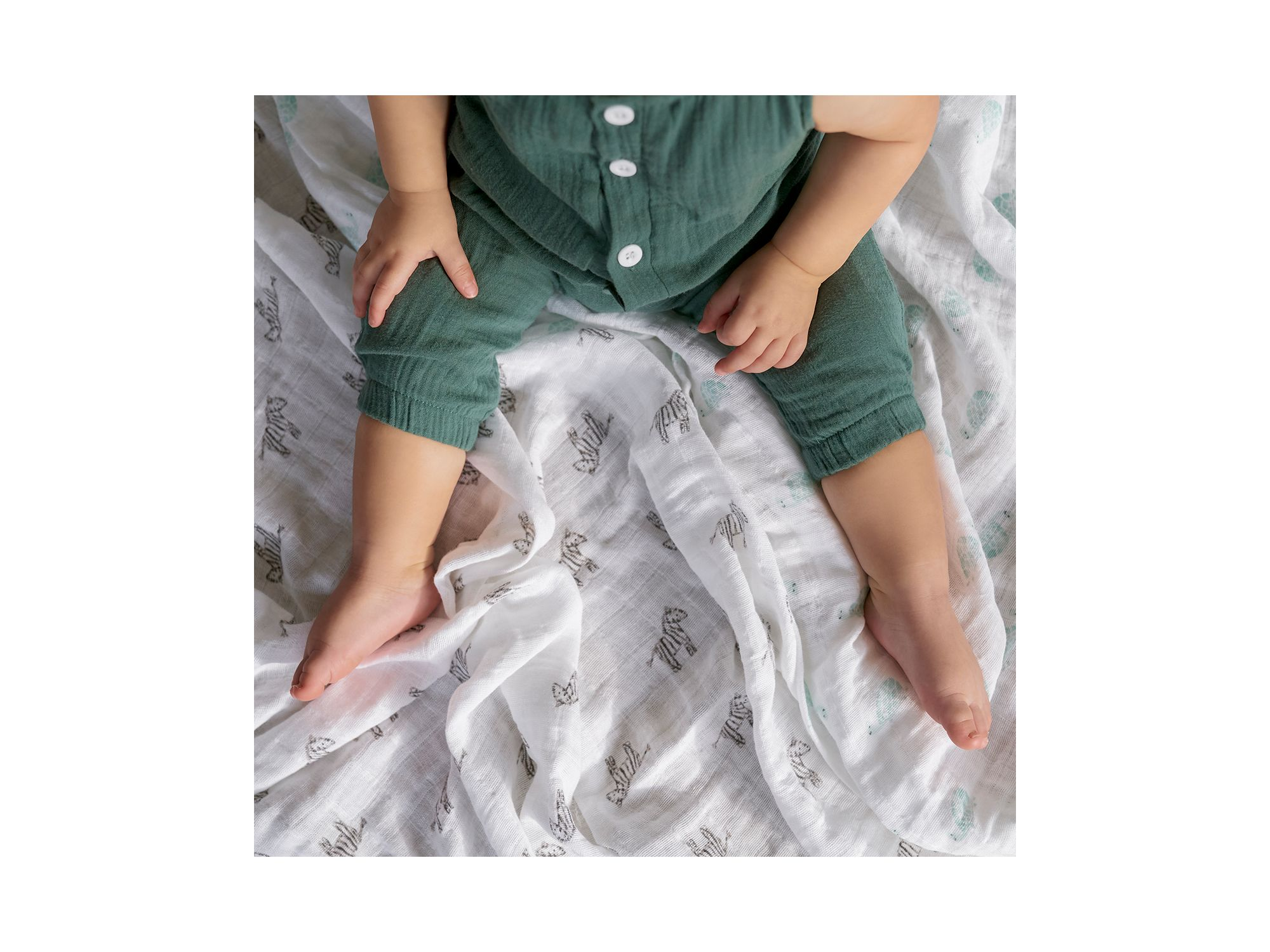 4 Pk. Printed Classic Swaddles — Image 3