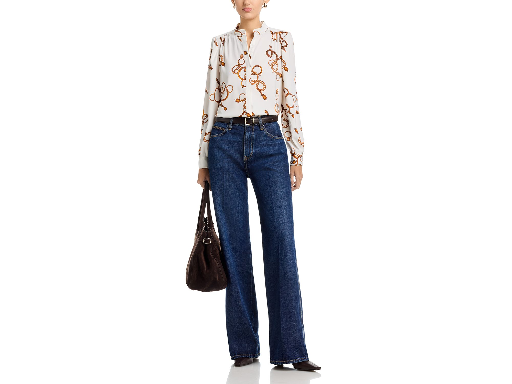 Long Sleeved Button Down Blouse — Image 4