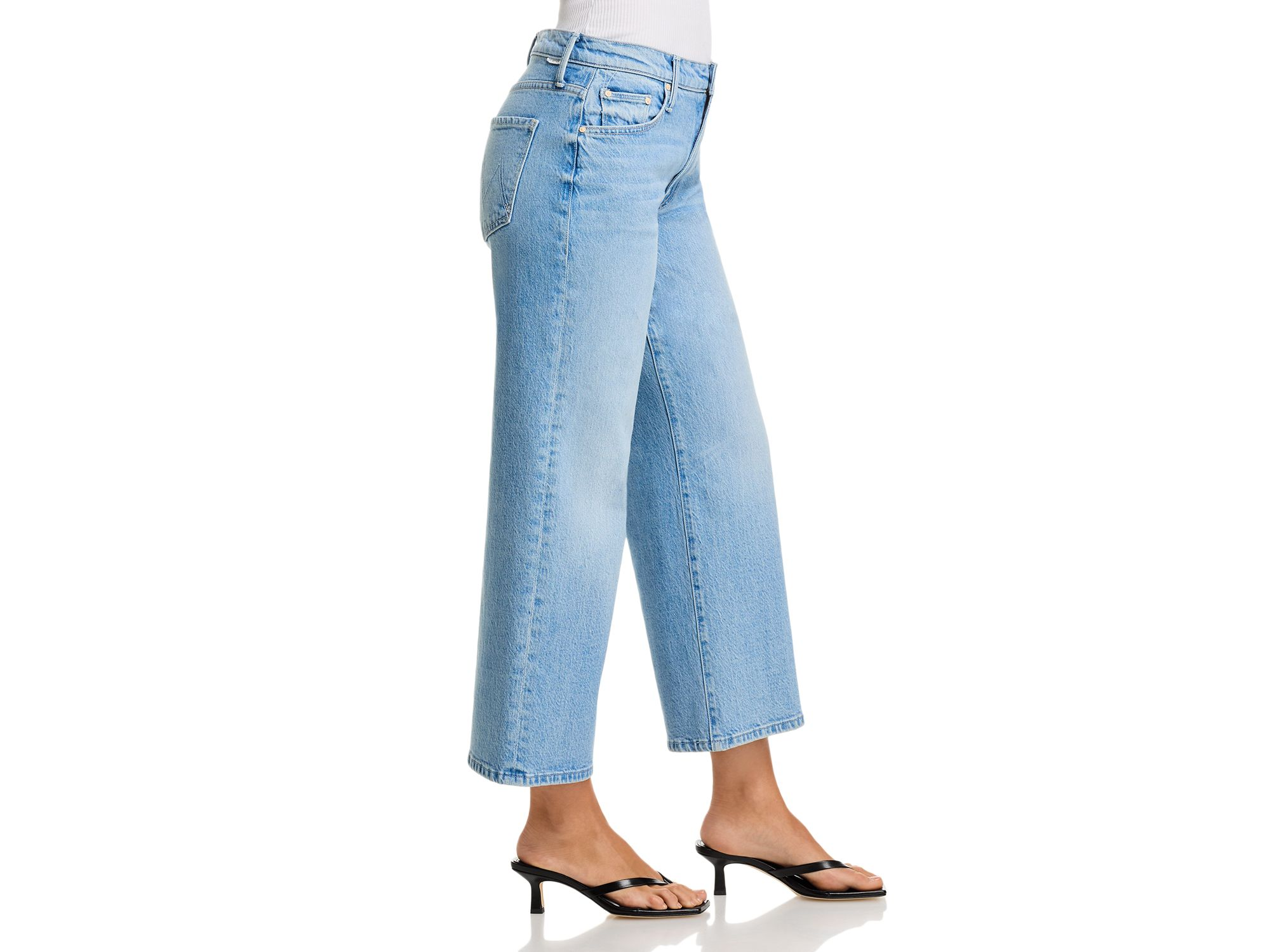 Petites Lil Mid Rise Ankle Jeans in Magic School Bus — Image 4