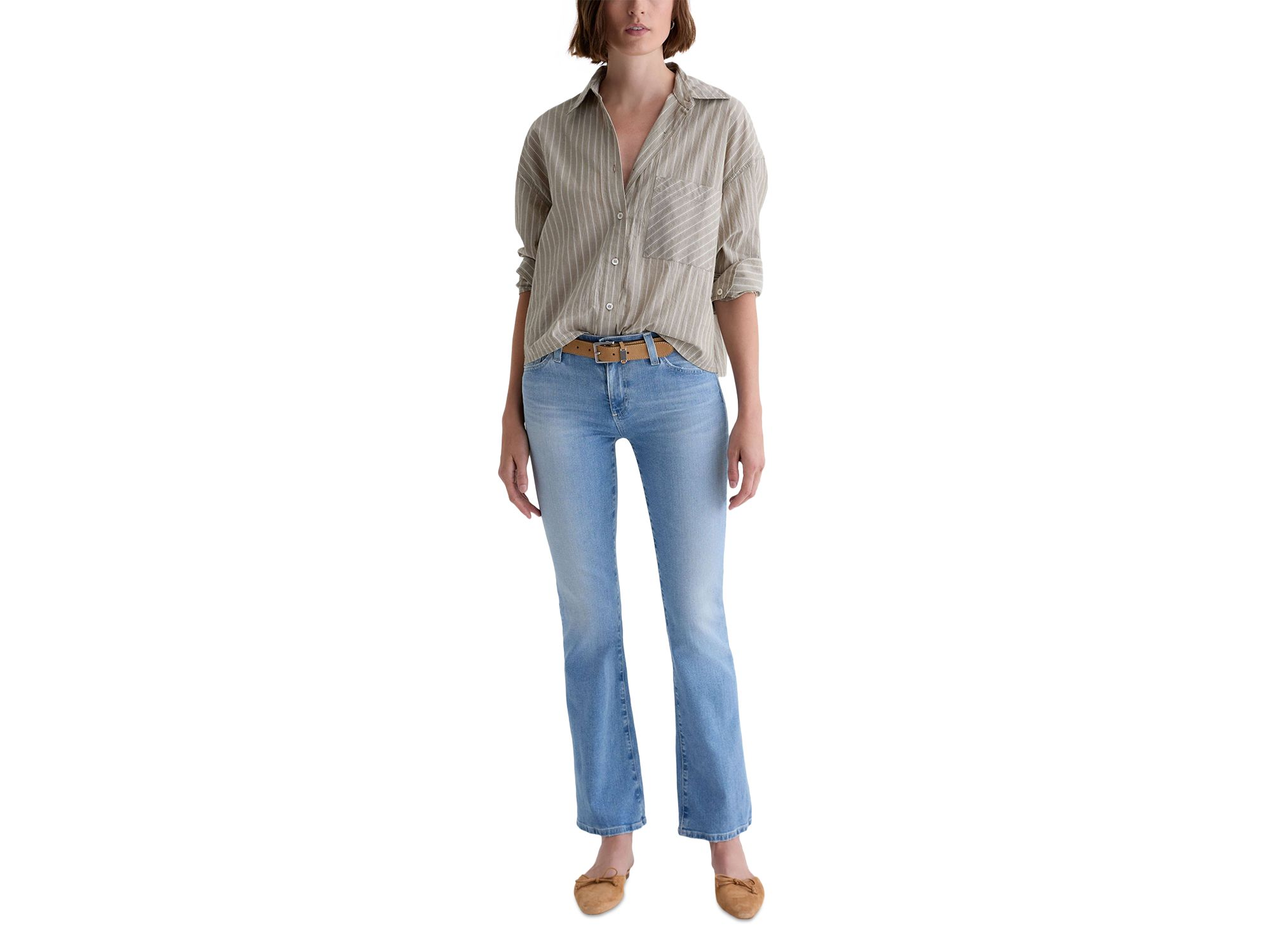 Angel Low Rise Bootcut Jeans in 14 Years Fortuna — Image 8