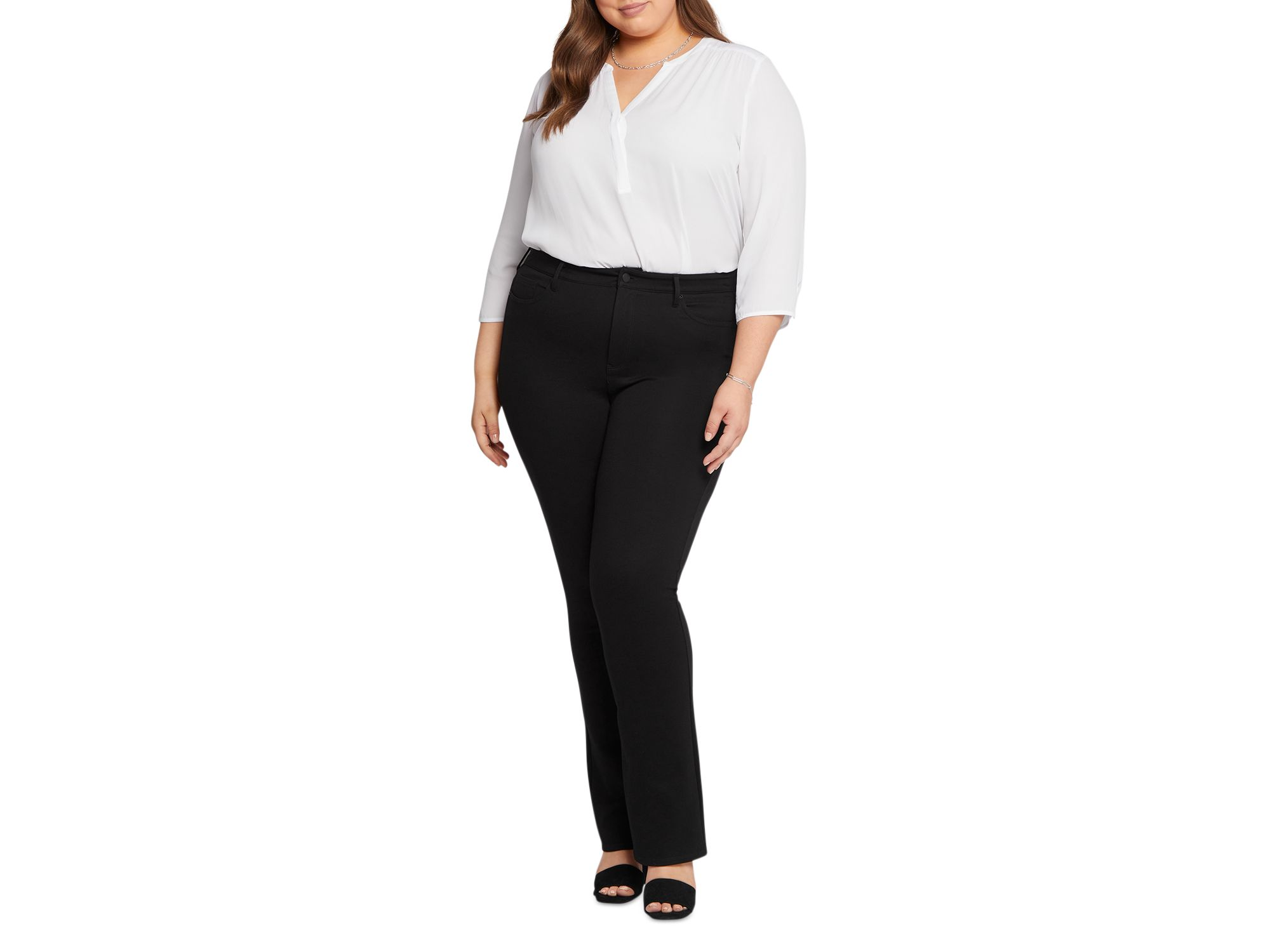 Marilyn Compression Ponte Straight Pants — Image 6