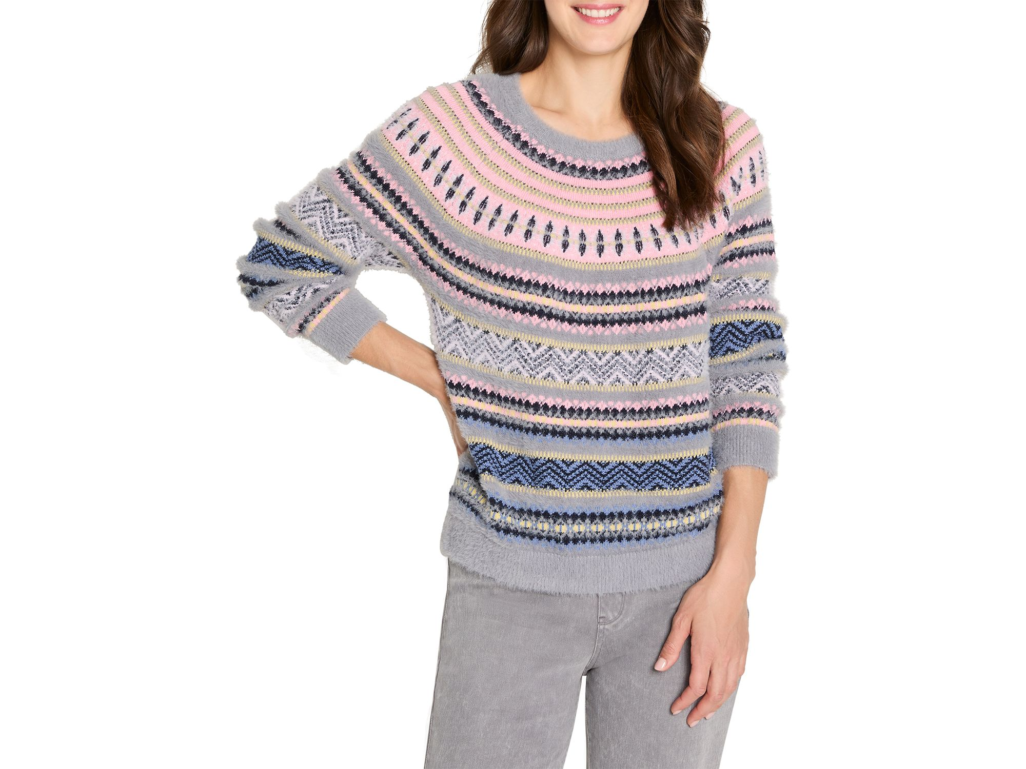 Cozy Fair Isle Sweater - Image 1