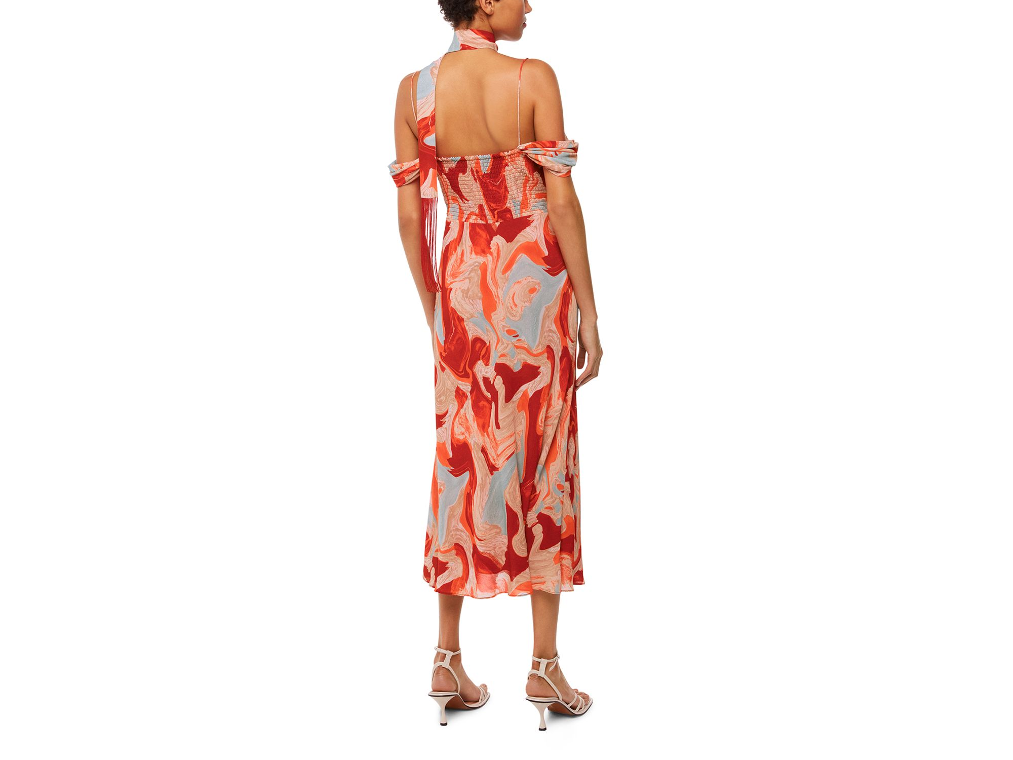 Marble Print Dress — Image 3