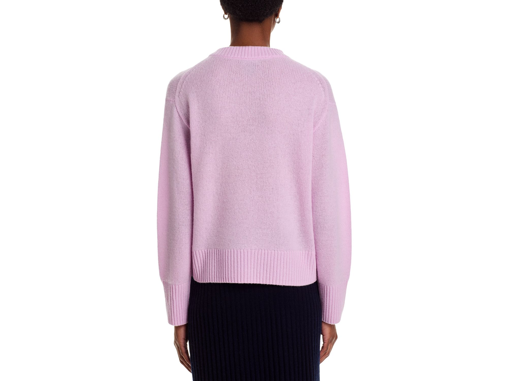 100% Cashmere Boxy Crewneck Sweater - Exclusive — Image 4