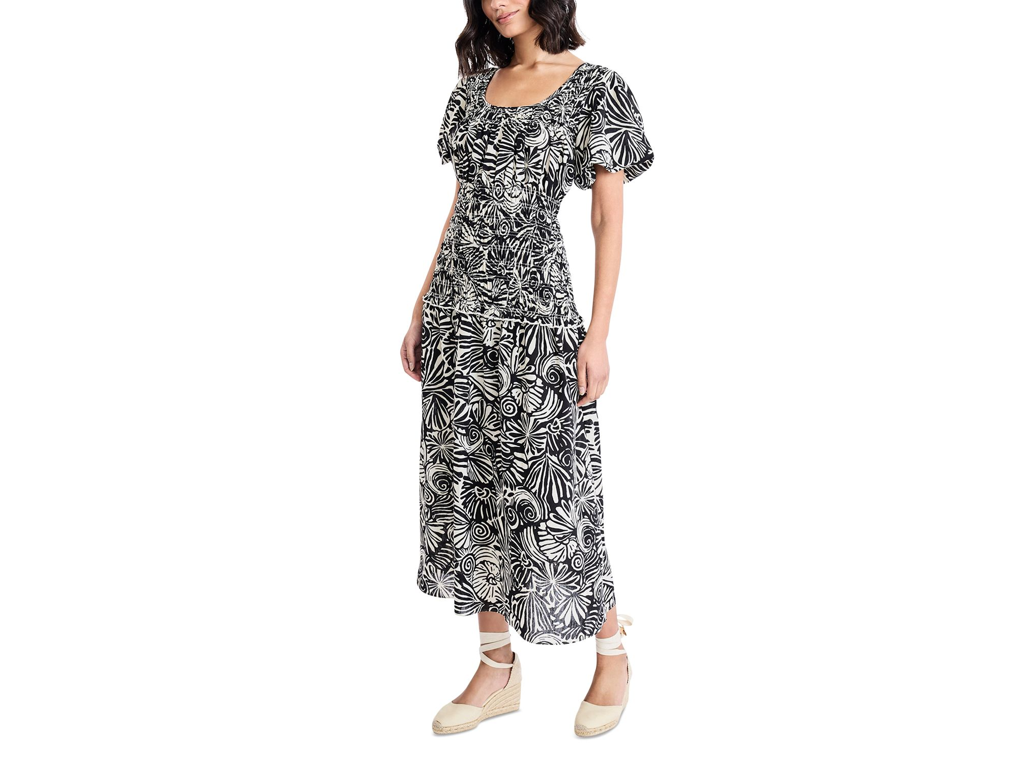 Flutter Sleeve Midi Dress — Image 3