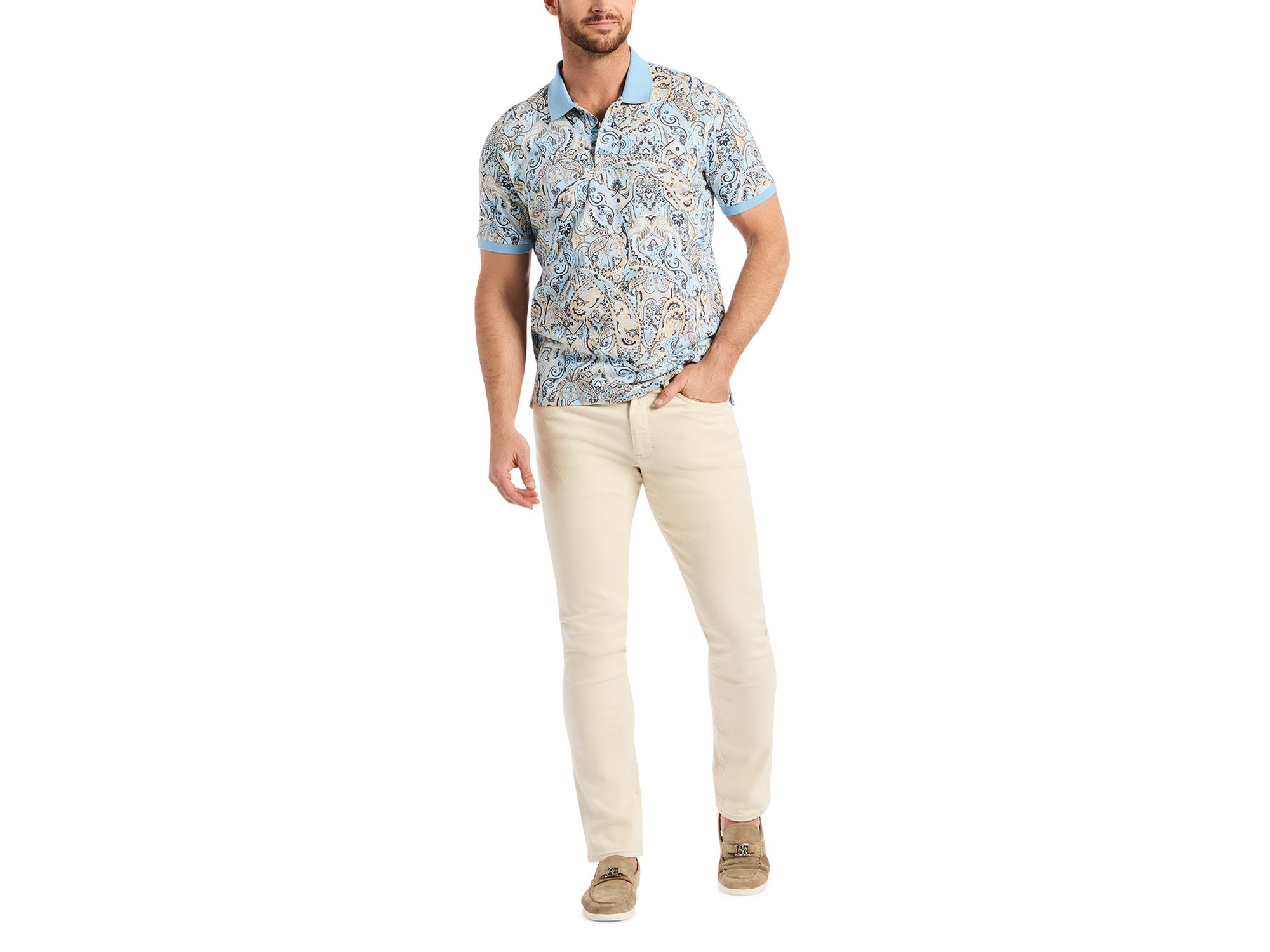 Manucci Knit Polo Shirt — Image 6