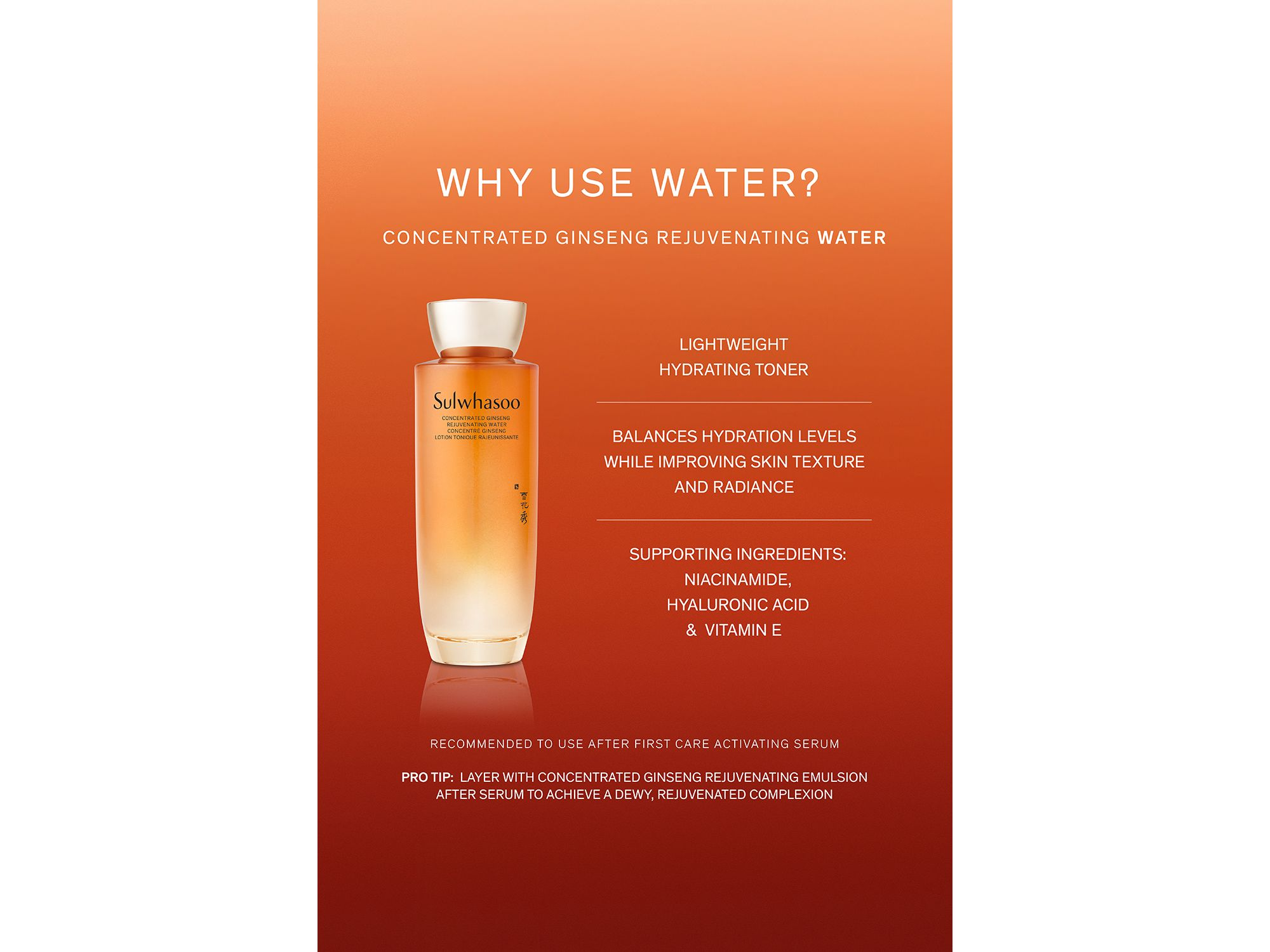 Concentrated Ginseng Rejuvenating Water 5.1 oz. — Image 5