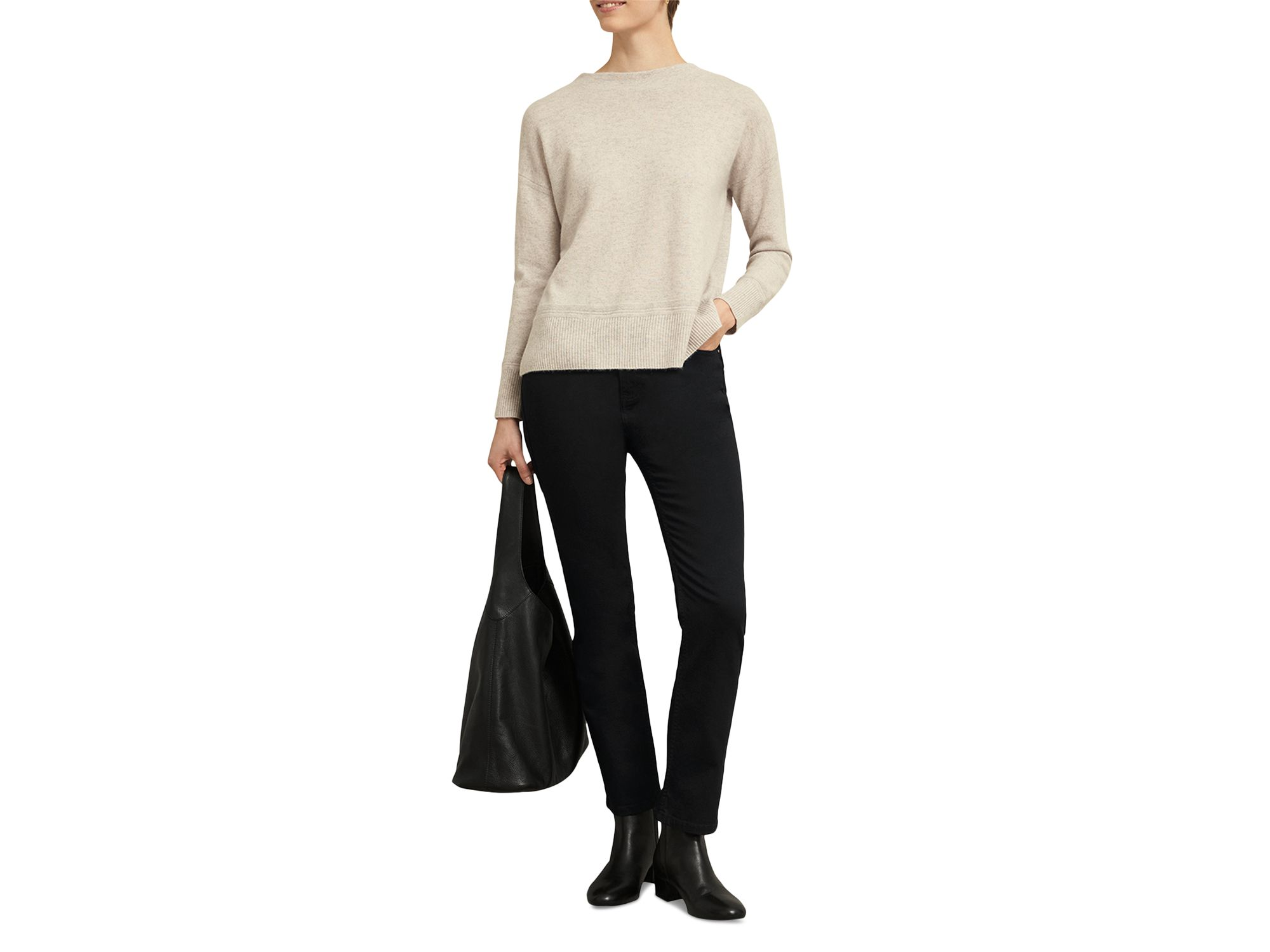 Macy Slim Jeans in Black — Image 3