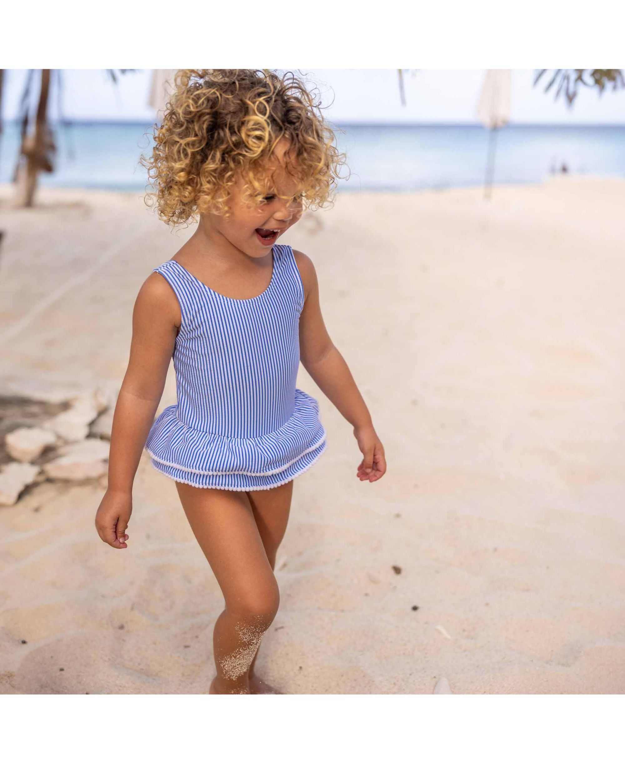 Parisian Summer Skirt Swimsuit - Little Kid — Image 4