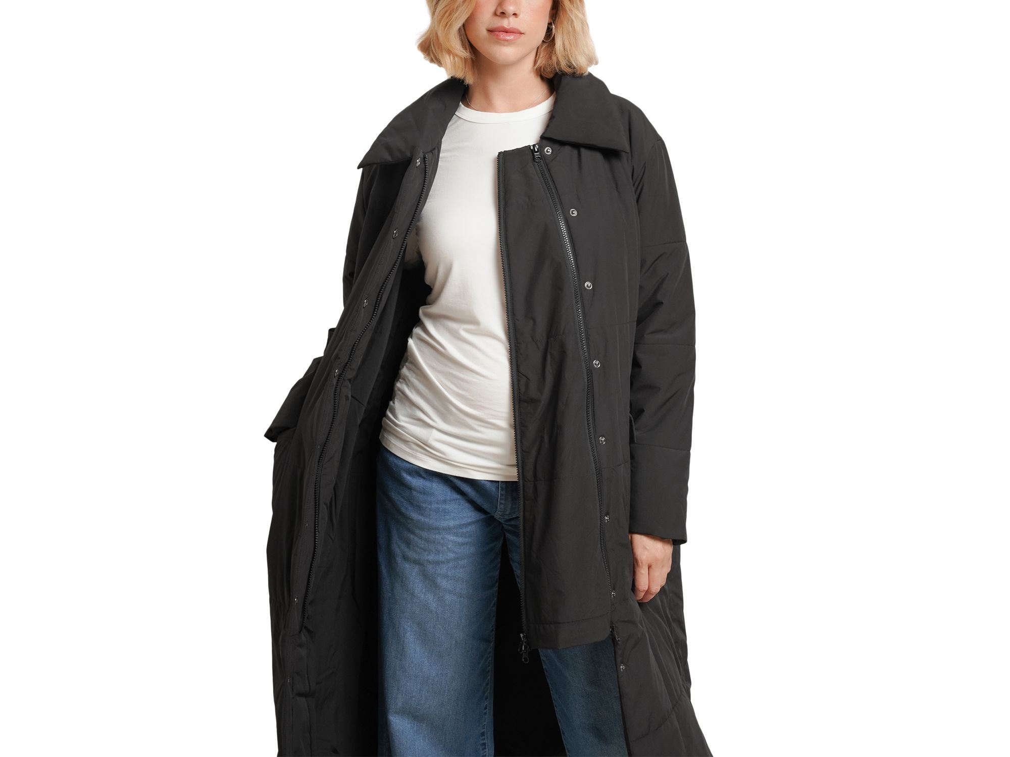 Maternity Puffer Coat — Image 3