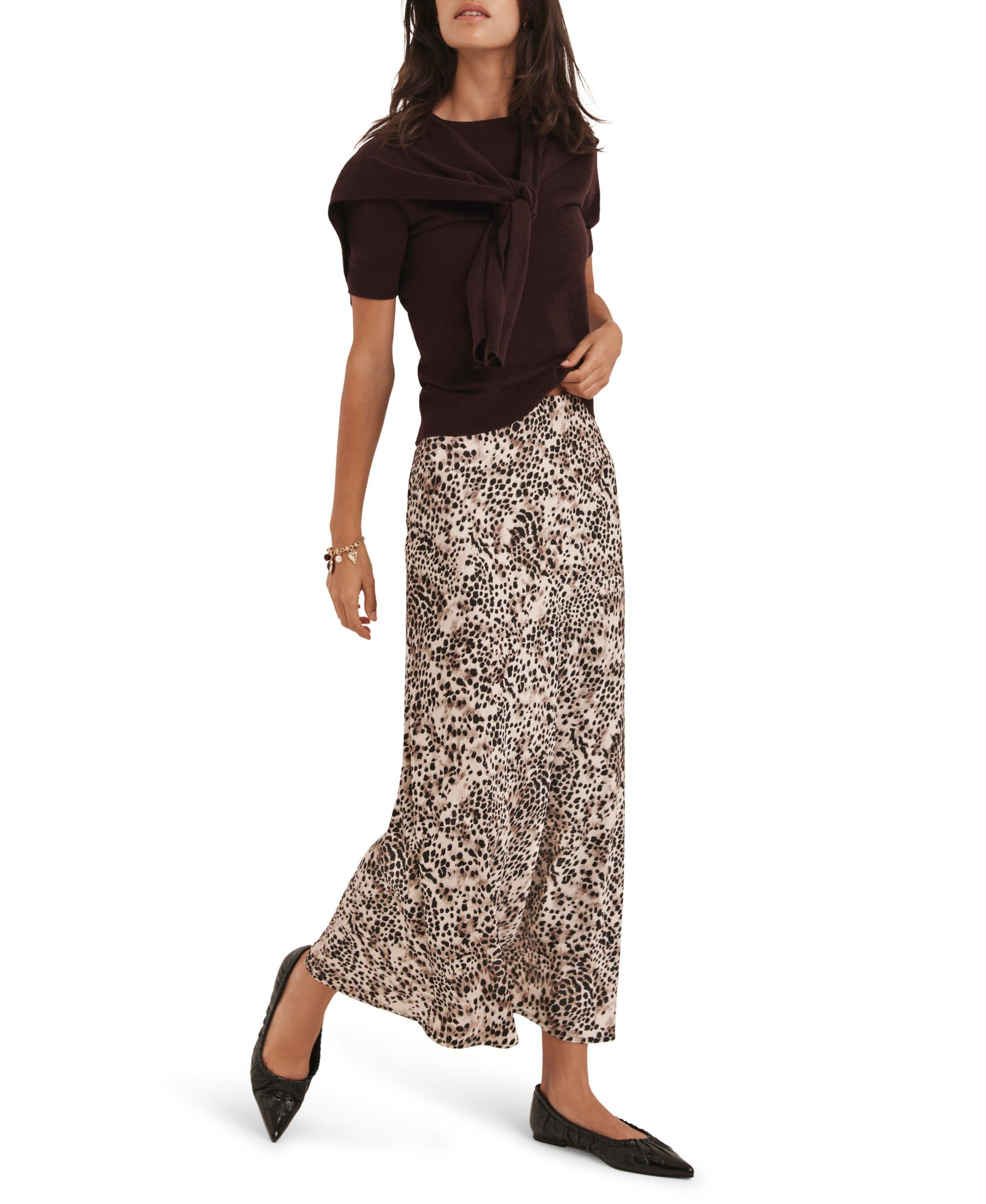 Women's Animal Print Slip Skirt — Image 5